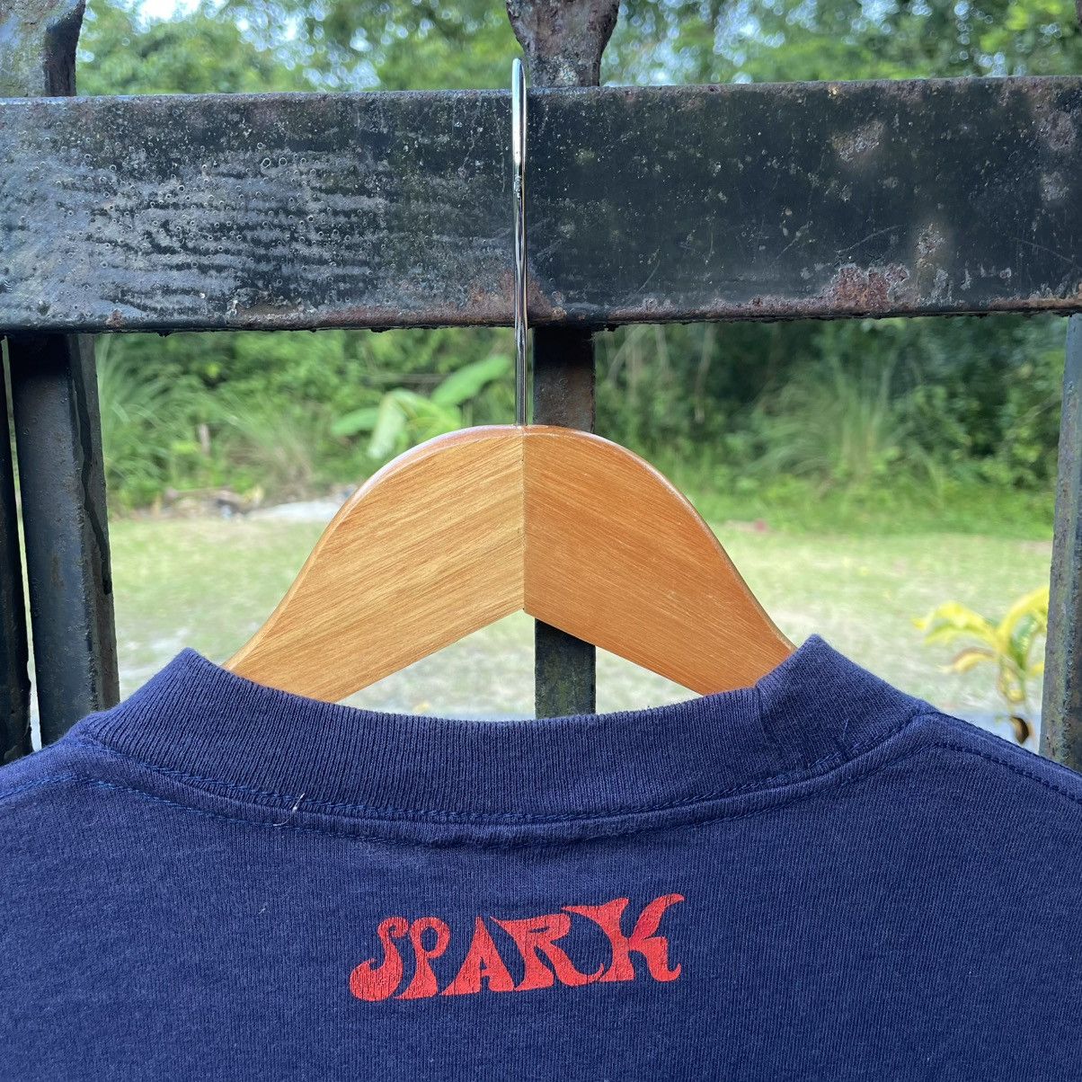 Other 🔥Vintage 90s SPARK Big Logo Spellout Skateboard Tee Size US M / EU 48-50 / 2 - 3 Thumbnail