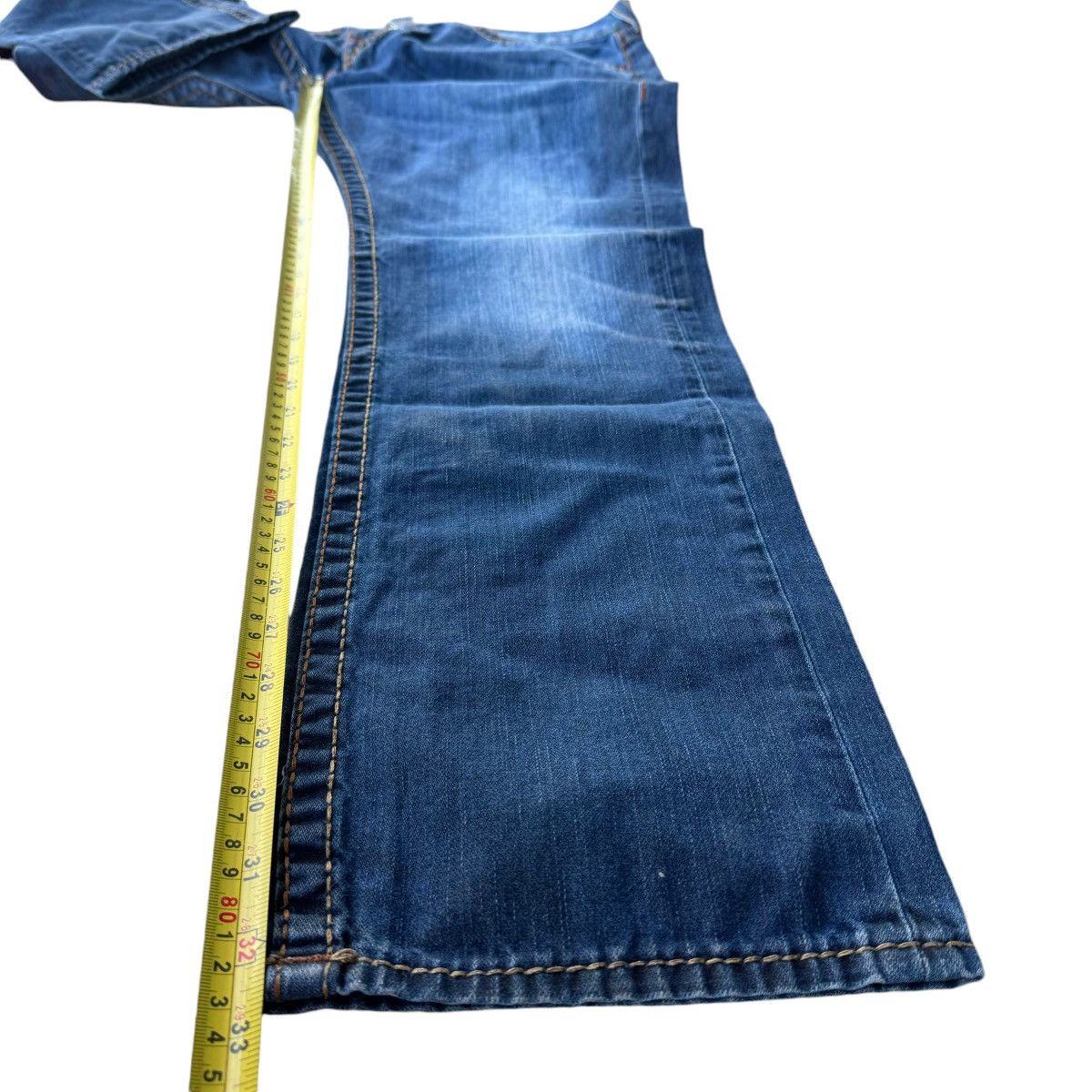 True Religion × Vintage TRUE RELIGION RICKY BIG T STRAIGHT JEANS DENIM VINTAGE Size US 38 / EU 54 - 12 Thumbnail