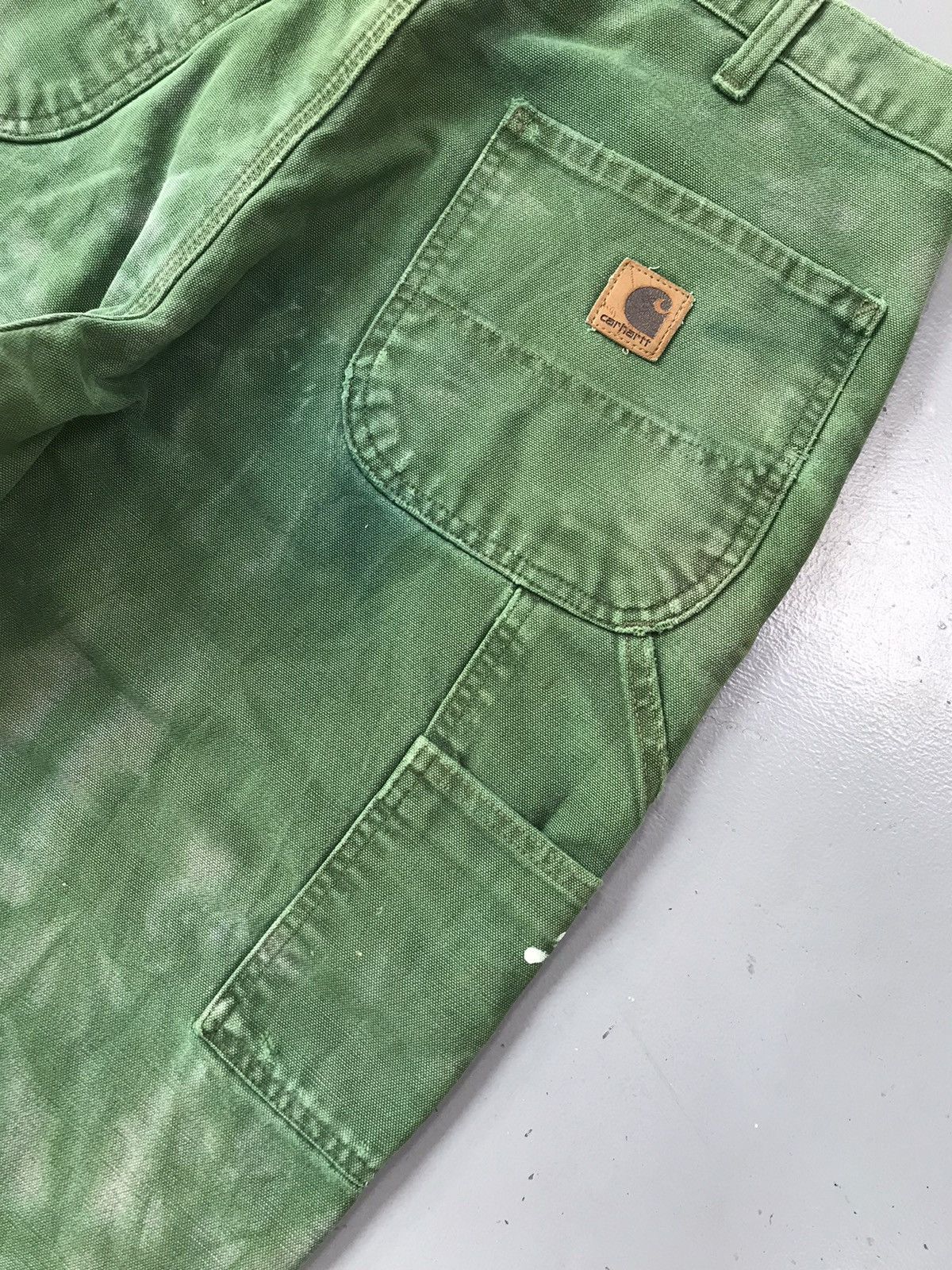 Carhartt × Vintage Vintage Carhartt B111 MOS blanket line carpenter denim Size US 33 - 12 Thumbnail
