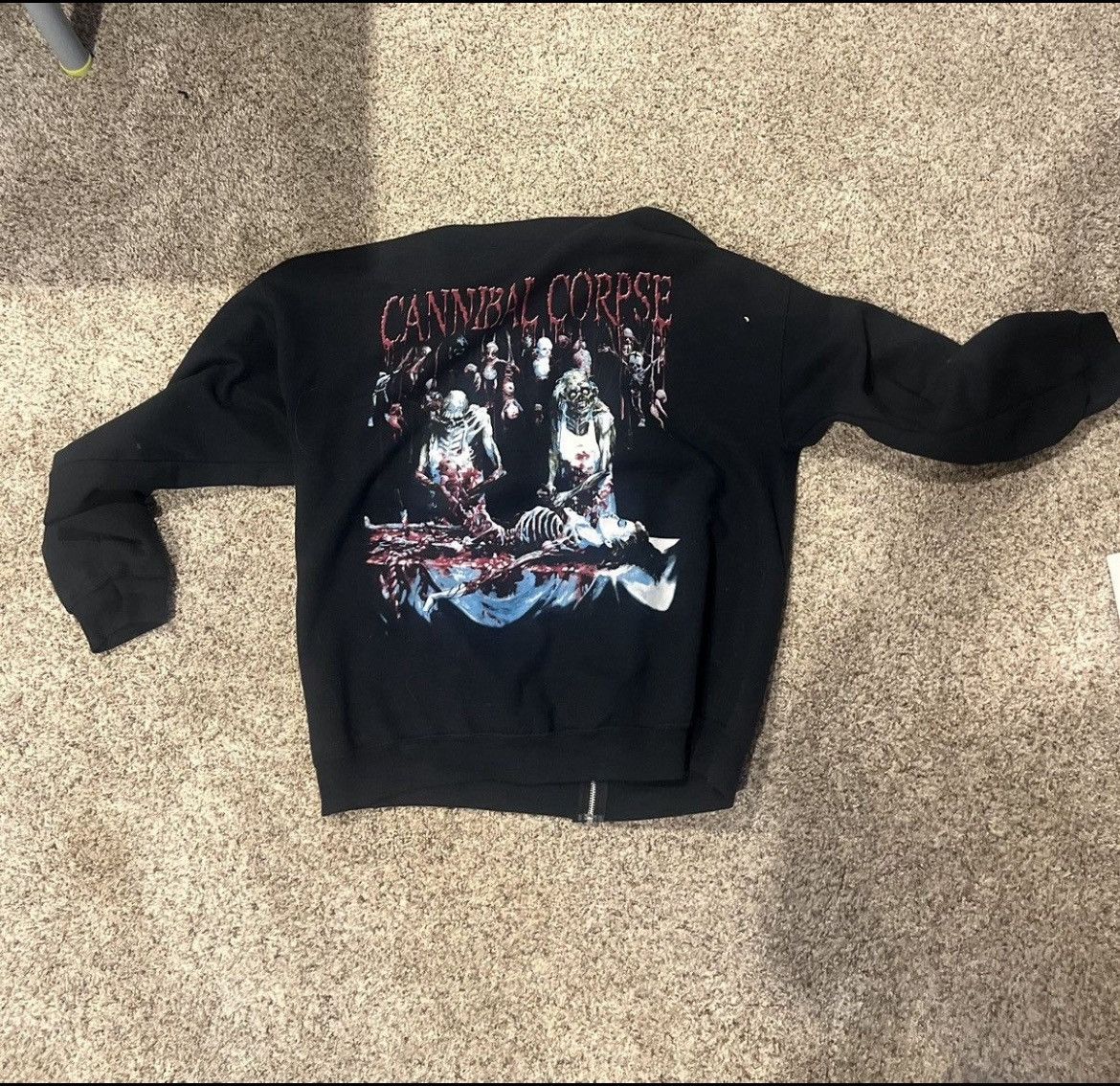 Band Tees Canibal Corpse hoodie. Size US XL / EU 56 / 4 - 2 Thumbnail