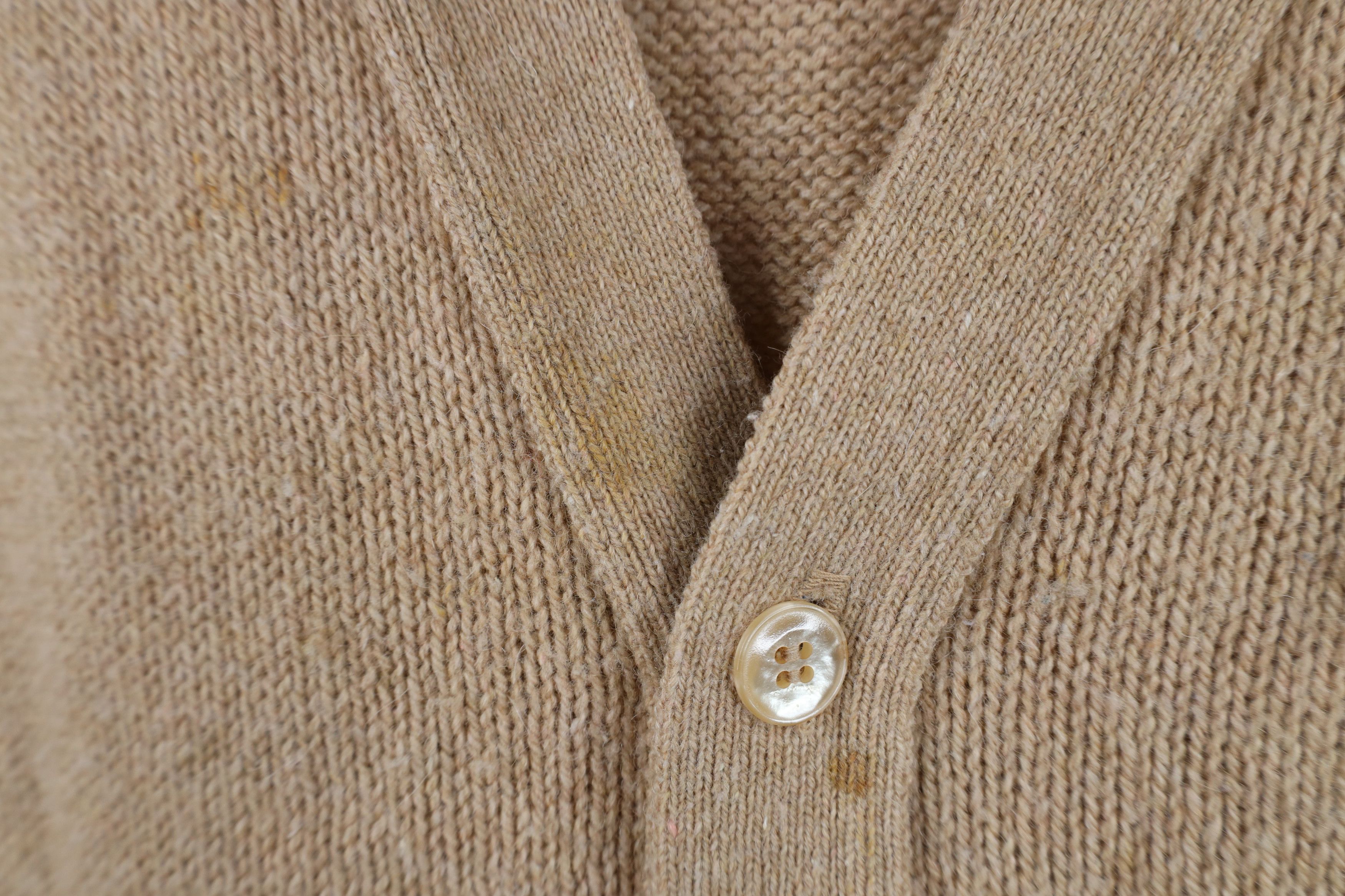 Vintage Vintage 70s Streetwear Ribbed Knit Cardigan Sweater Vest USA Size US L / EU 52-54 / 3 - 4 Thumbnail