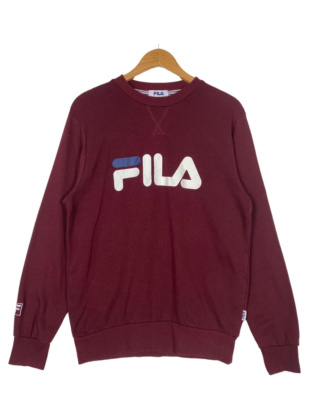 Fila × Sports Specialties Vintage Fila Big Logo Crewneck Sweatshirt Size M Size US M / EU 48-50 / 2 - 1 Thumbnail