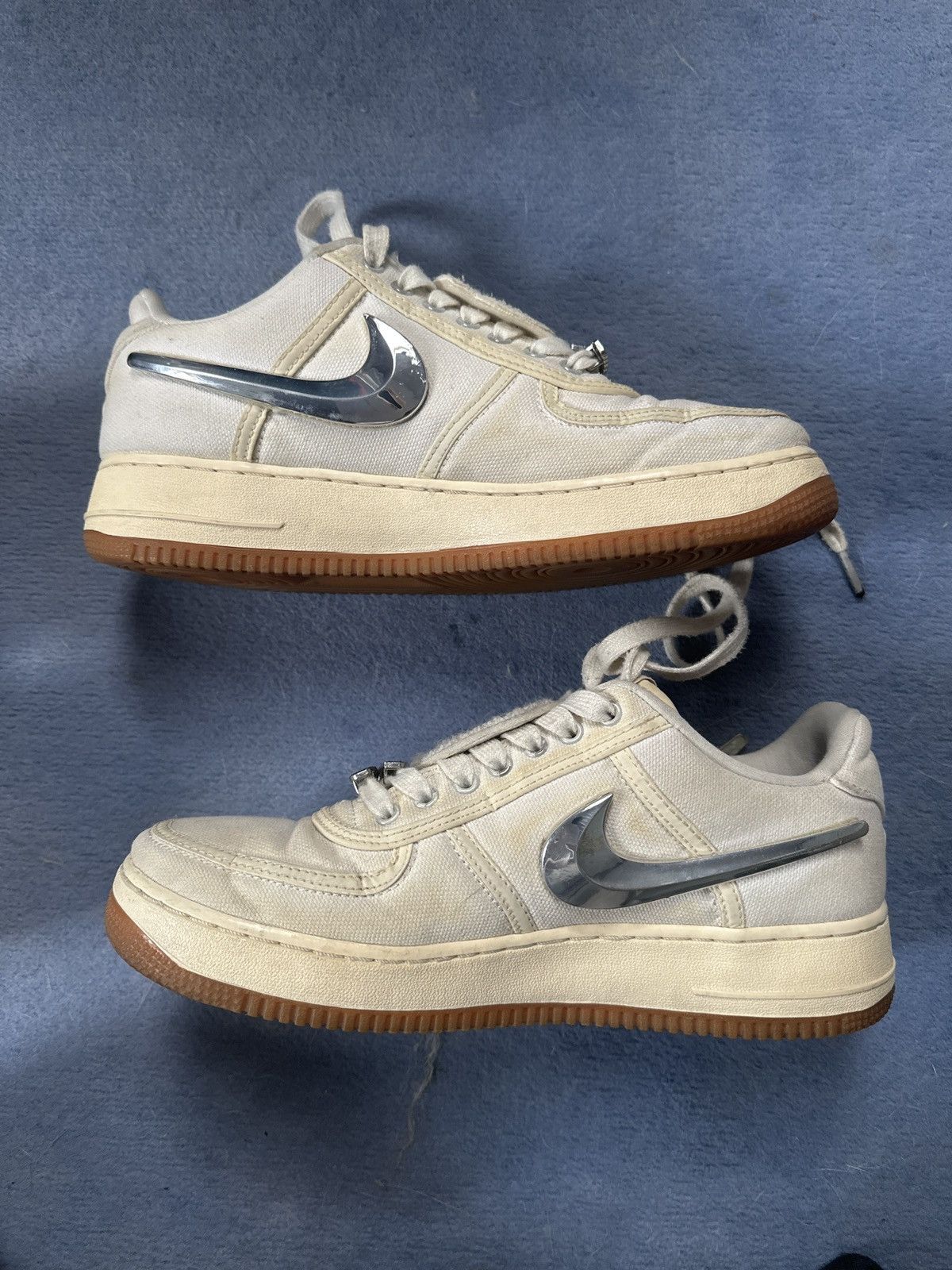 Nike × Travis Scott Nike air force 1 low x travis scott „sail” Size US 9 / EU 42 - 2 Thumbnail