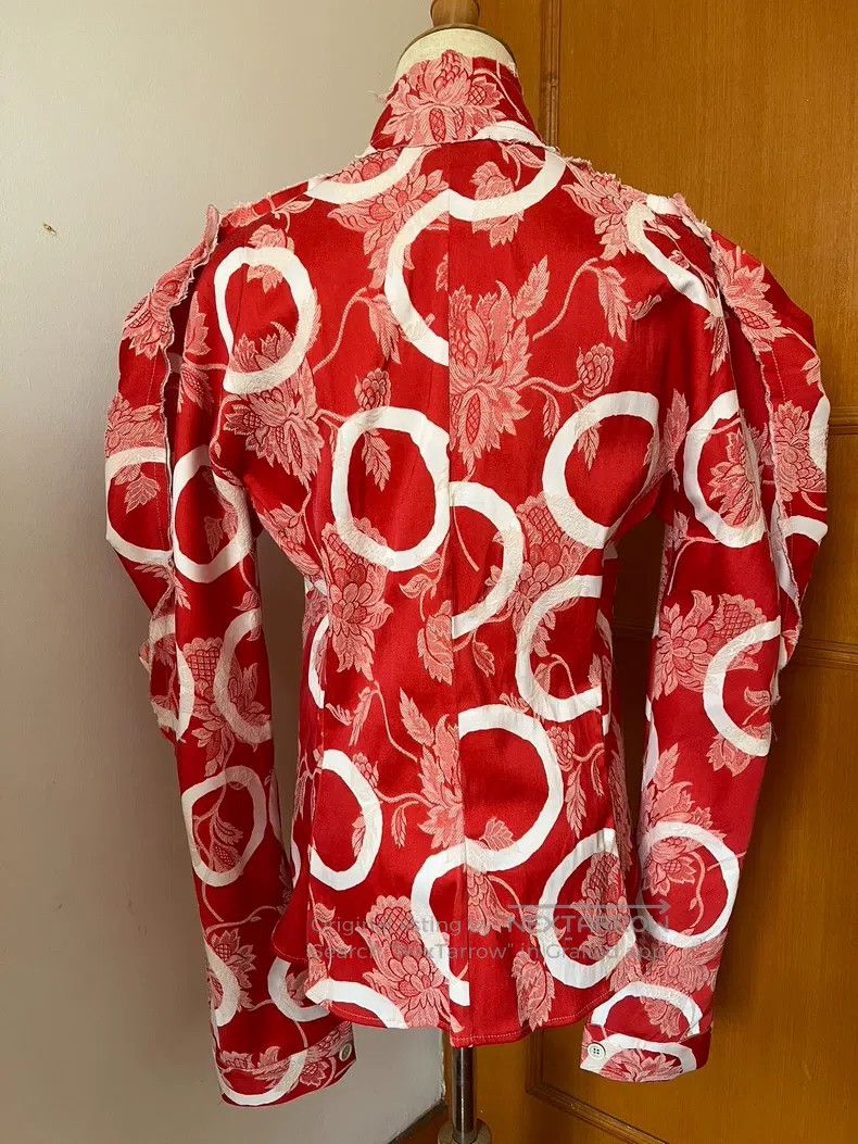 Vivienne Westwood Vivienne Westwood Red Printed Shirt Size M / US 6-8 / IT 42-44 - 3 Thumbnail