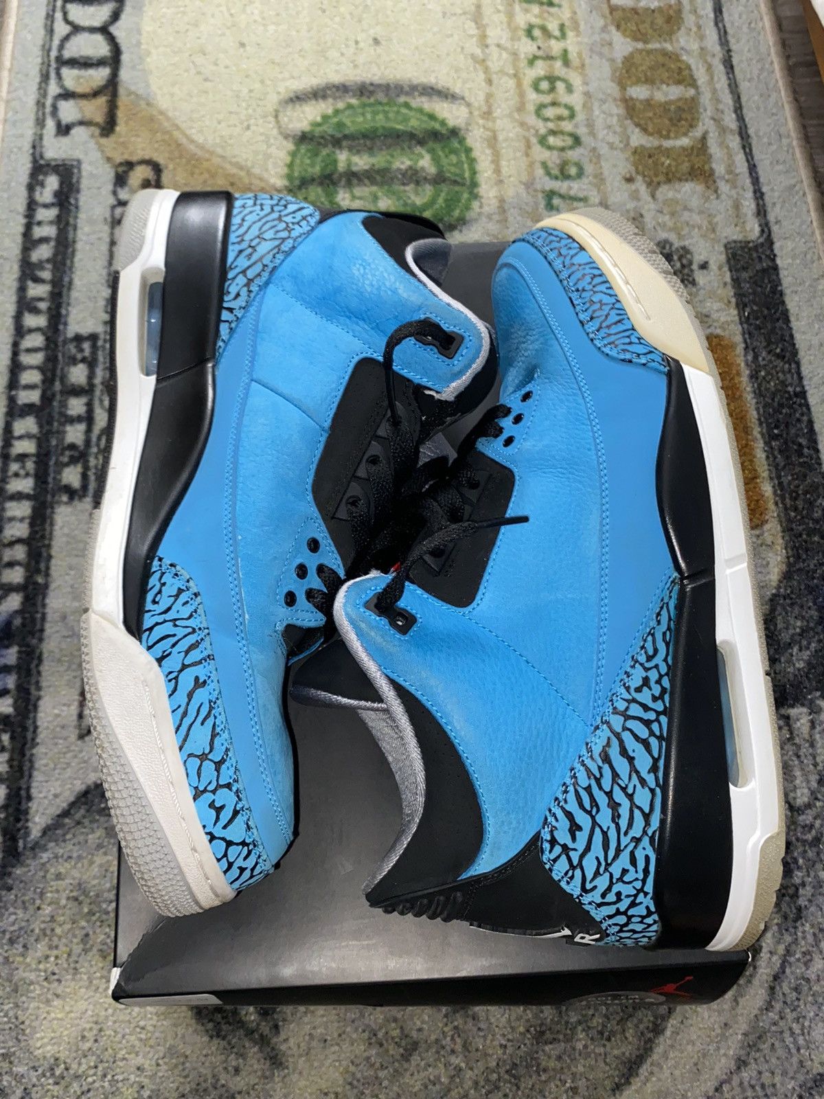 Jordan Brand × Nike Jordan 3 Retro Powder Blue Size US 12 / EU 45 - 2 Thumbnail