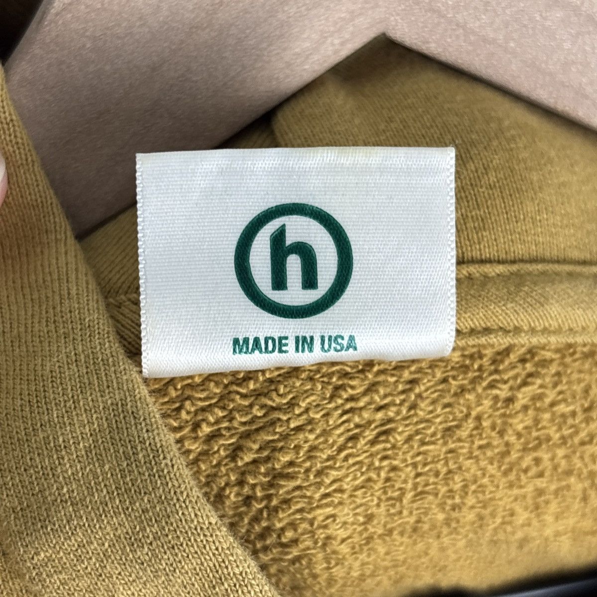HIDDEN Hidden NY Camo Logo Hoodie Sand Sweater Rare SS21 Sweatshirt Size US L / EU 52-54 / 3 - 9 Thumbnail