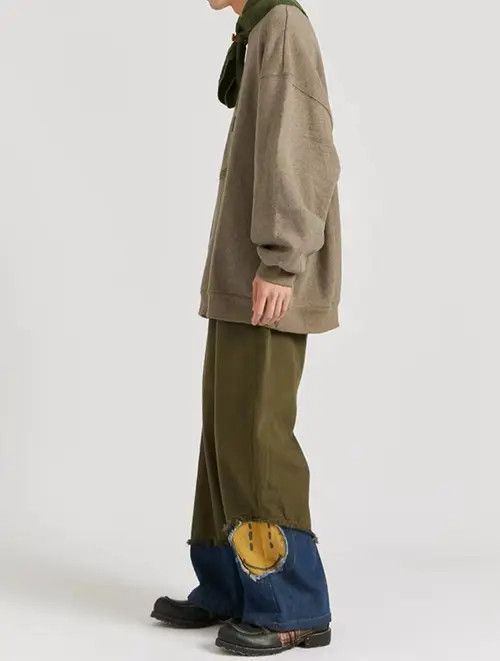 VIBE Straight-leg jeans with retro patchwork design Size US 34 / EU 50 - 7 Thumbnail