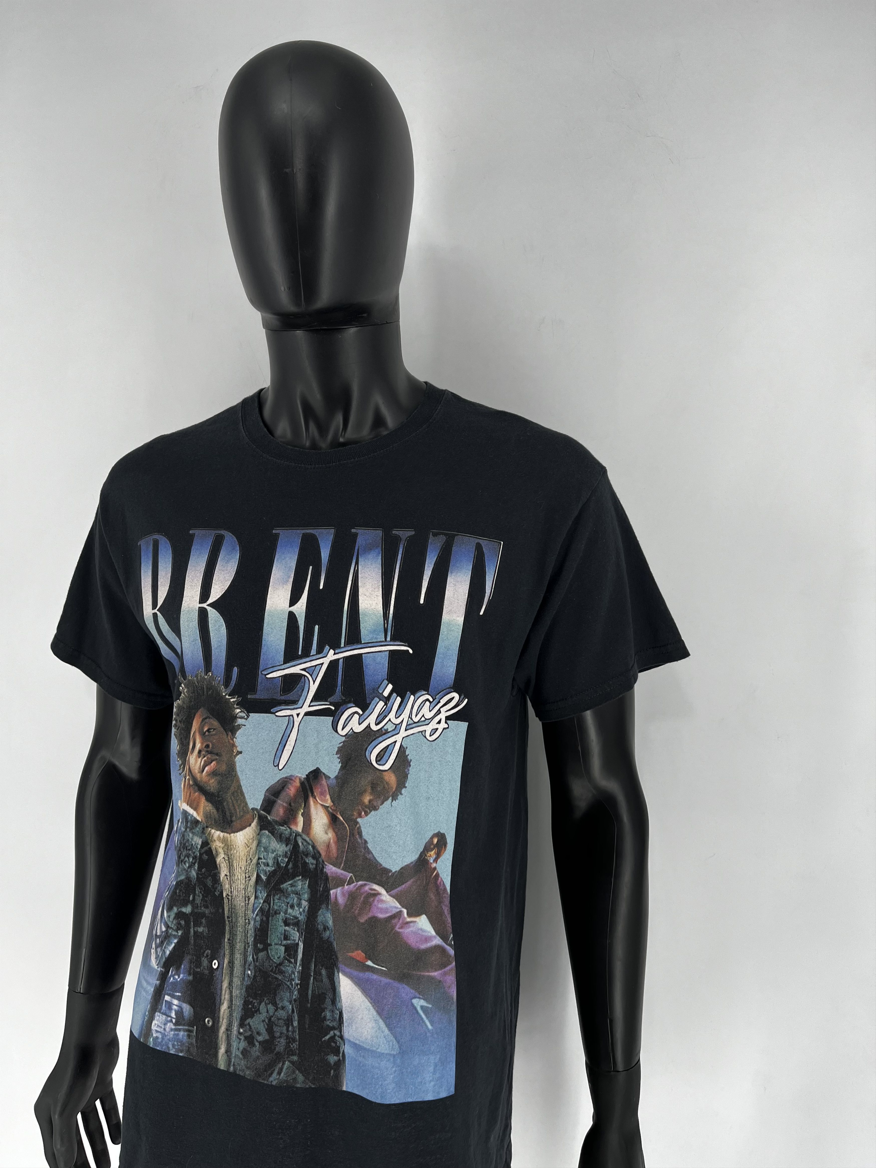 Rap Tees Y2K American Singer Brent Graphic T-shirt Retro Hip Hop Size US L / EU 52-54 / 3 - 4 Thumbnail