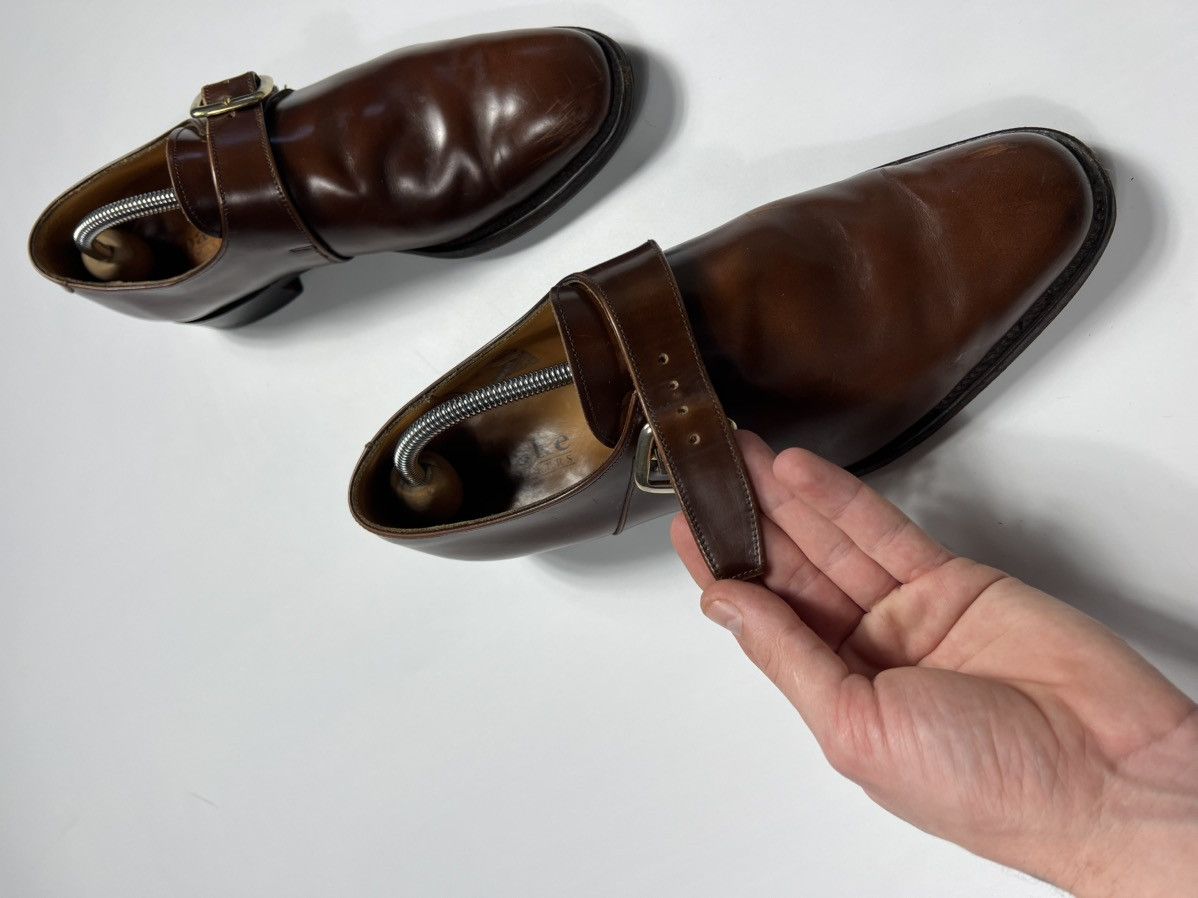 Loake Loake Paisley Monk Strap Leather Brown Shoes Loafers Chelsea Size US 9 / EU 42 - 8 Thumbnail