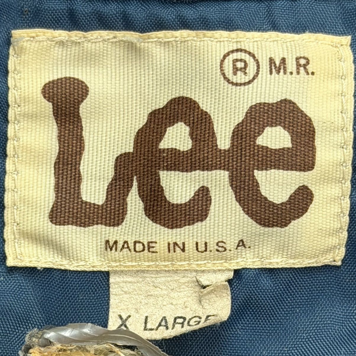 Lee Vintage 70s Lee Chore Overcoat Denim Jacket Blue Workwear Size US XL / EU 56 / 4 - 7 Thumbnail