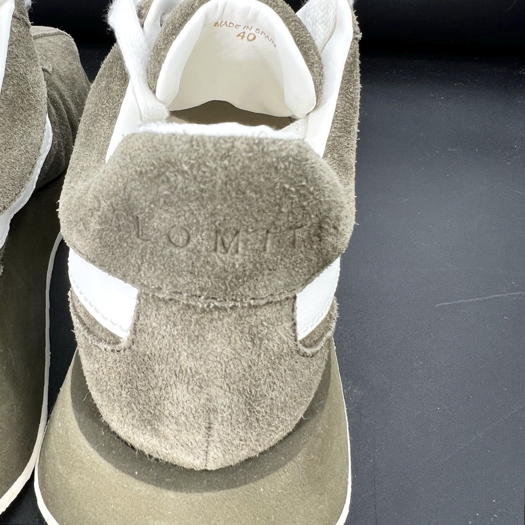Vintage PALOMA BARCELÓ Palomitas Green Suede Sneakers Low Top 9 Women Casual Athletic Shoes Size US 9 / IT 39 - 6 Thumbnail