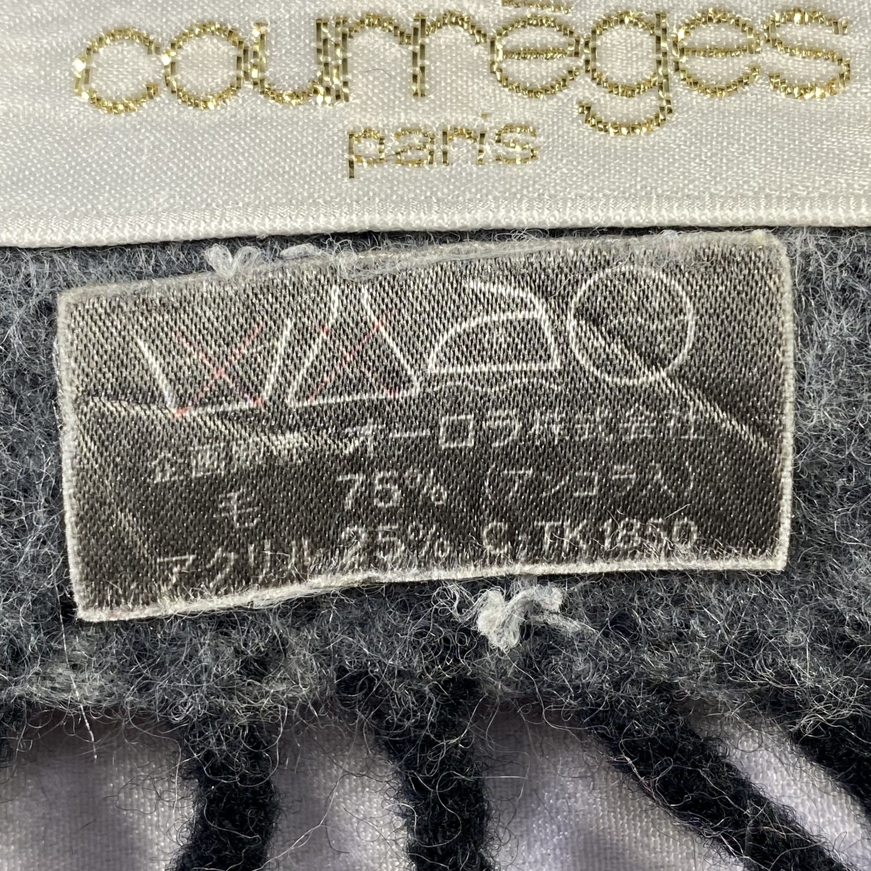 Courreges Courreges Scarf Wool Muffler Neck Wrap Size ONE SIZE - 5 Thumbnail