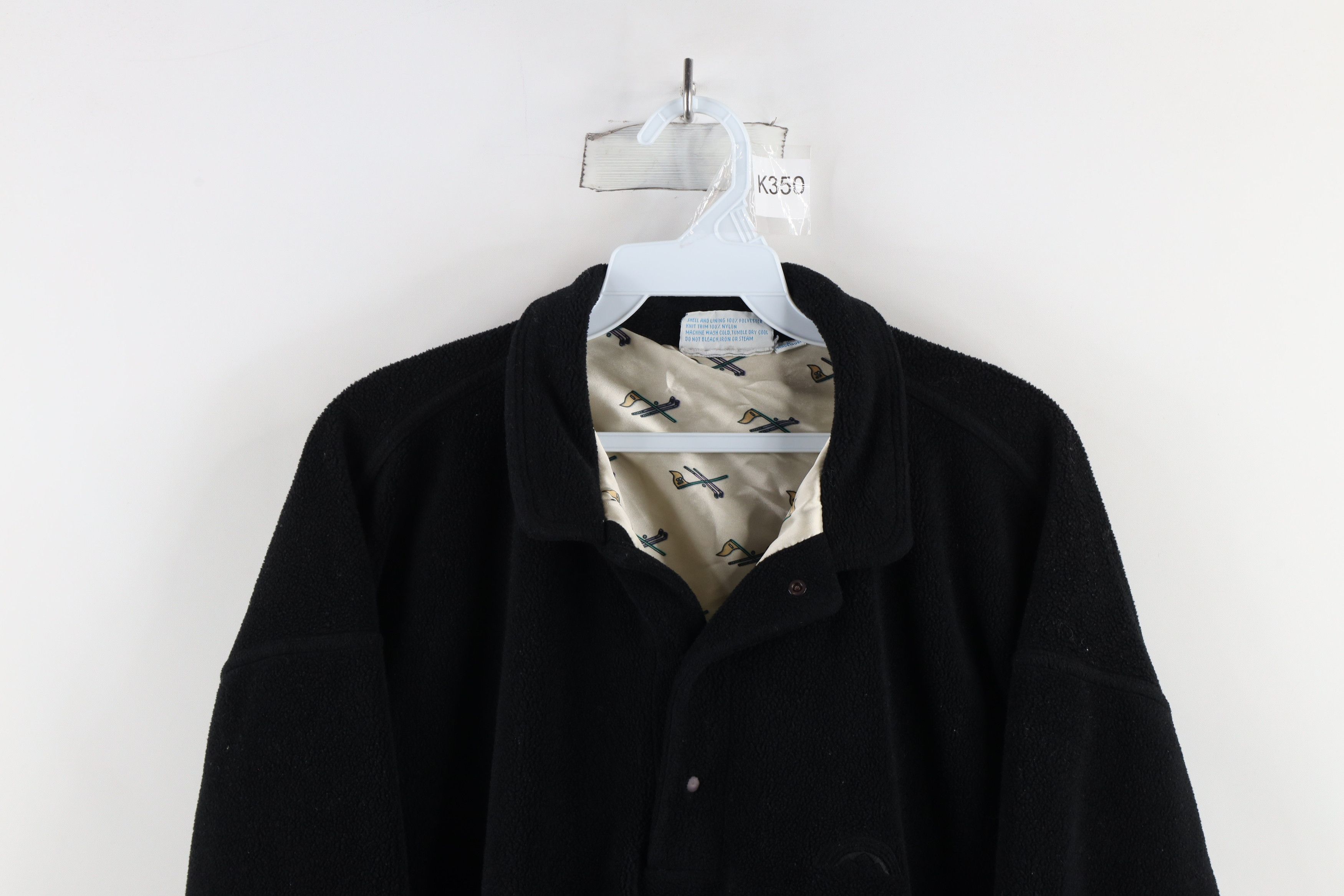 Vintage Vintage 90s Sun Mountain Golfleece Snap Button Sweater USA Size US L / EU 52-54 / 3 - 2 Thumbnail