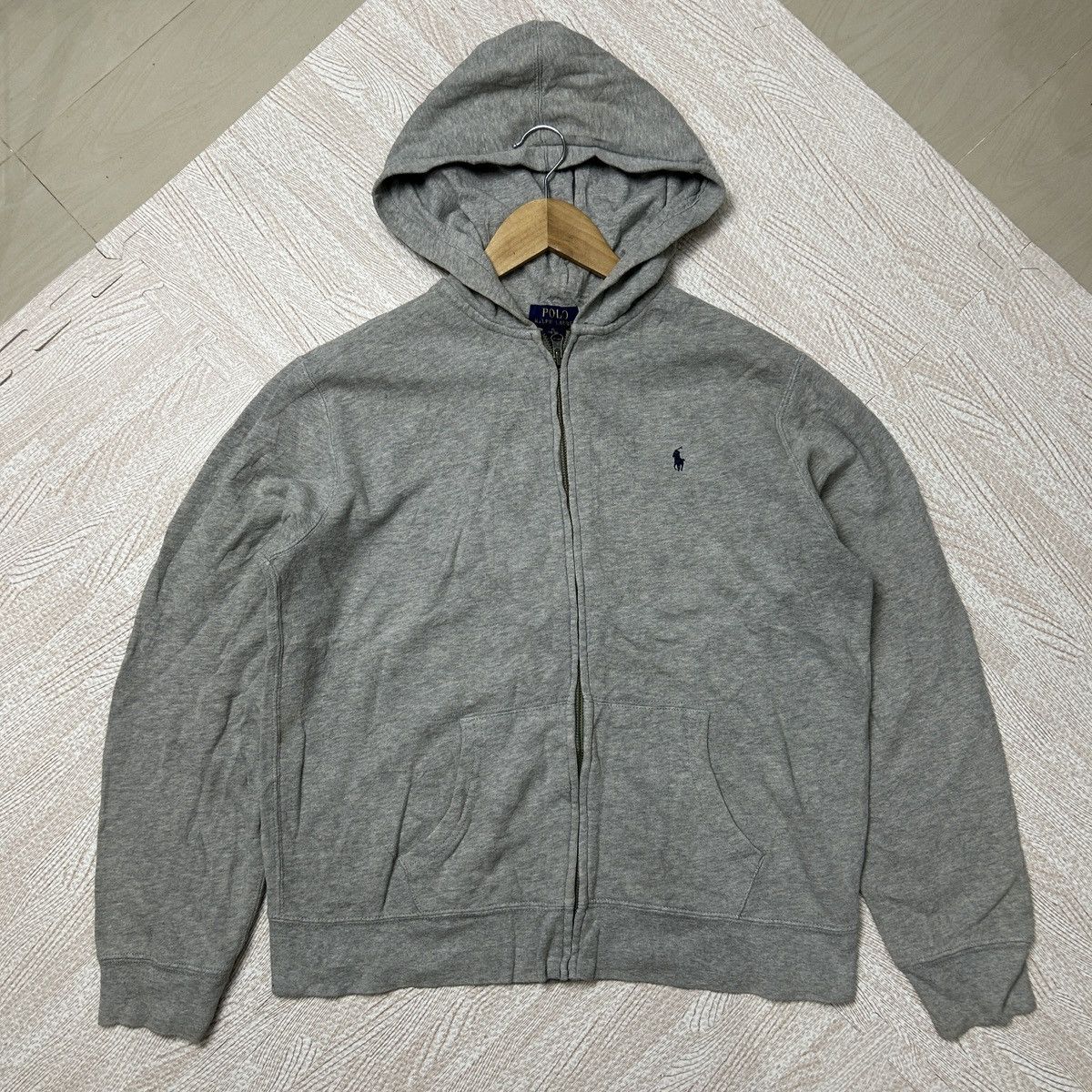 Polo Ralph Lauren × Vintage Polo Ralp Lauren Zip Up Hoodie Size US S / EU 44-46 / 1 - 1 Thumbnail