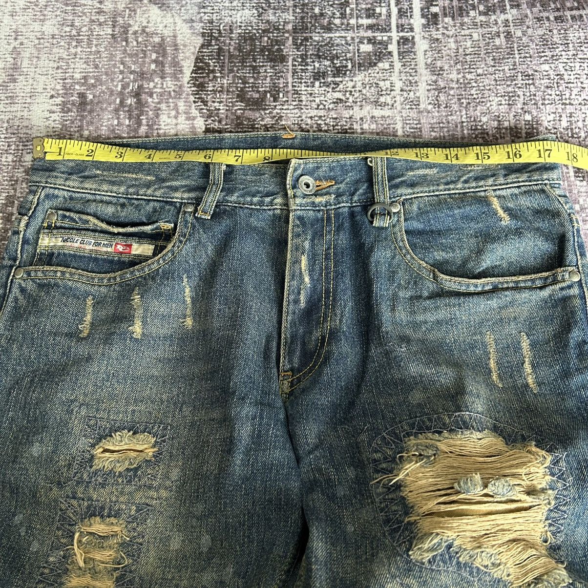 Tornado Mart Y2k Punk Distressed Nicole Jeans Size US 35 - 14 Thumbnail