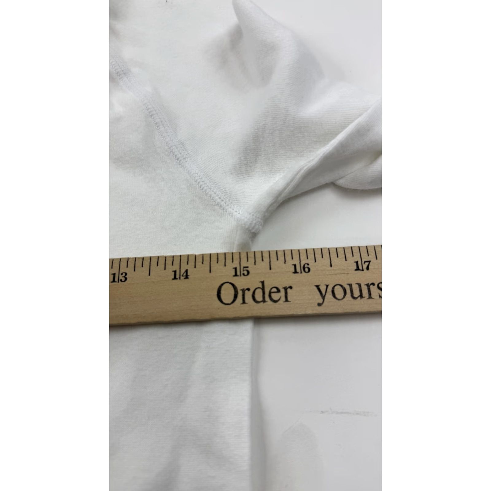 Brandy Melville Brandy Melville Shirt Womens One Size White Long Sleeve Crewneck 100% Cotton Basic Size ONE SIZE - 6 Thumbnail