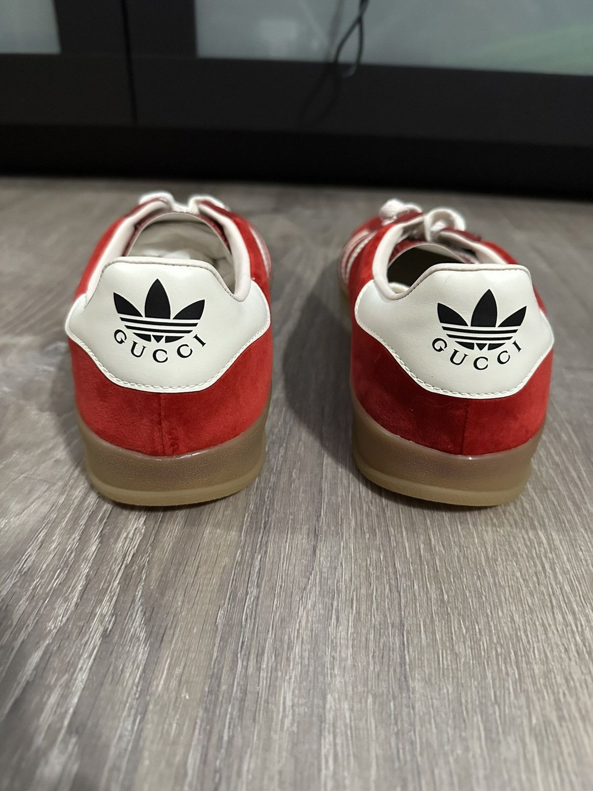 Adidas Adidas x Gucci Gazelle Red Size US 9 / EU 42 - 4 Thumbnail