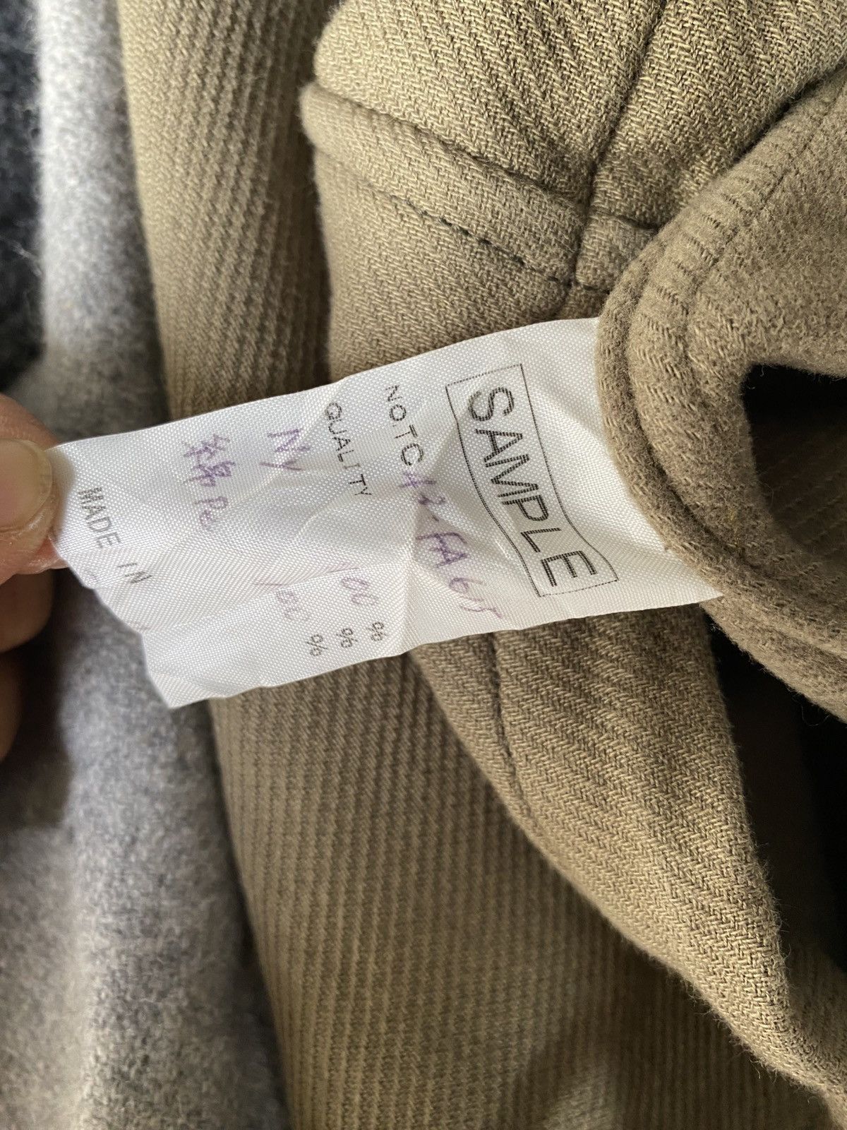 Tsumori Chisato TSUMORI CHISATO Khaki & Knit Fur Hood Coat Size US M / EU 48-50 / 2 - 7 Thumbnail