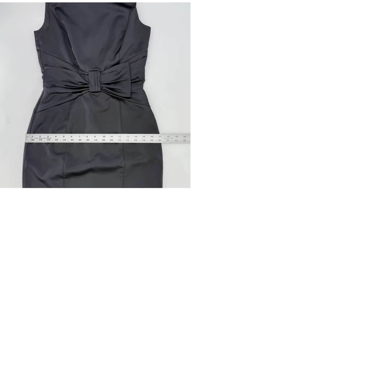 White House Black Market VINTAGE? No. White House Black Market Black Sleeveless Sheath Dress Bow Detail Size 0 Size XS / US 0-2 / IT 36-38 - 9 Thumbnail