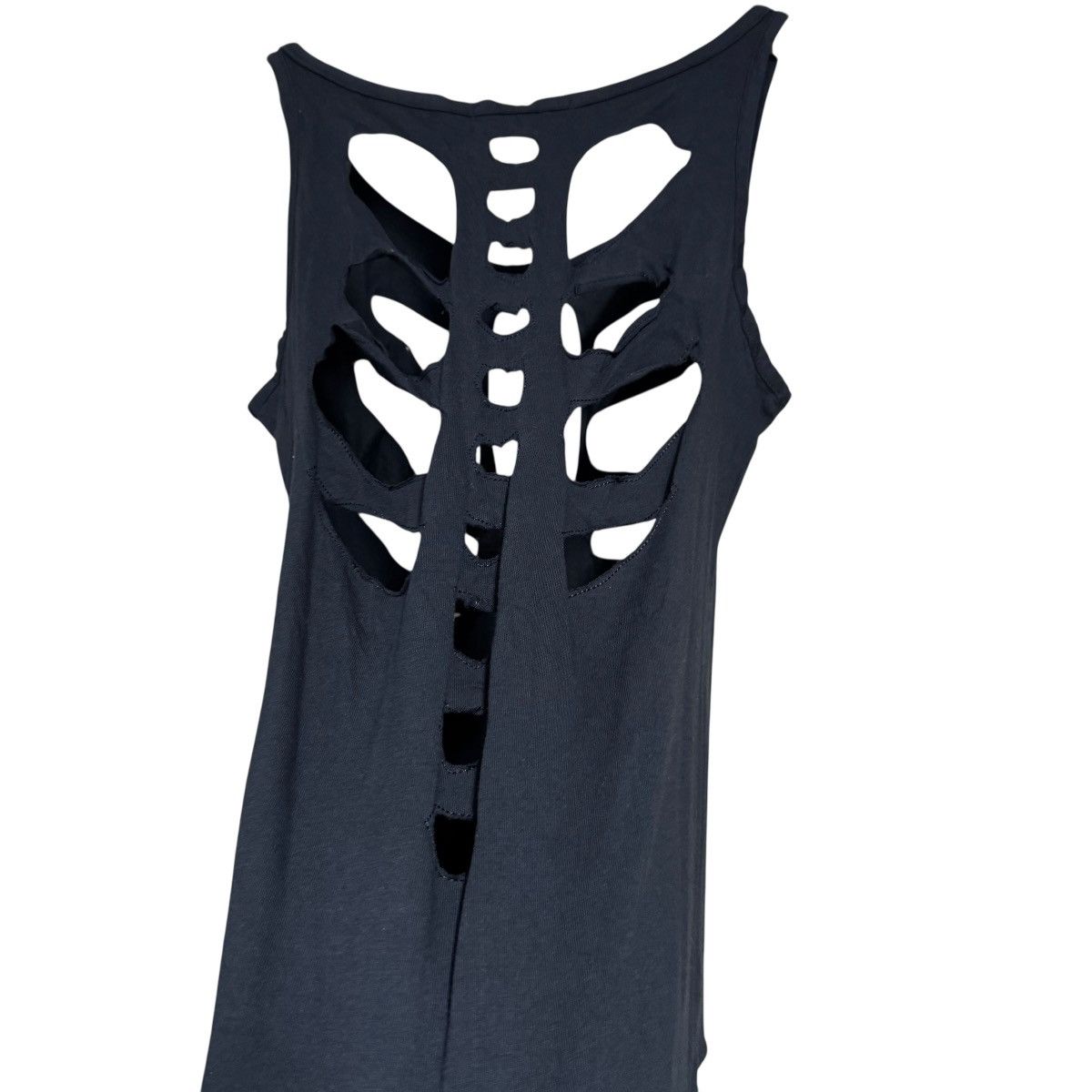 Seditionaries Hell Cat Punks Ribcage cut Hole Distressed Tank Size S / US 4 / IT 40 - 9 Thumbnail