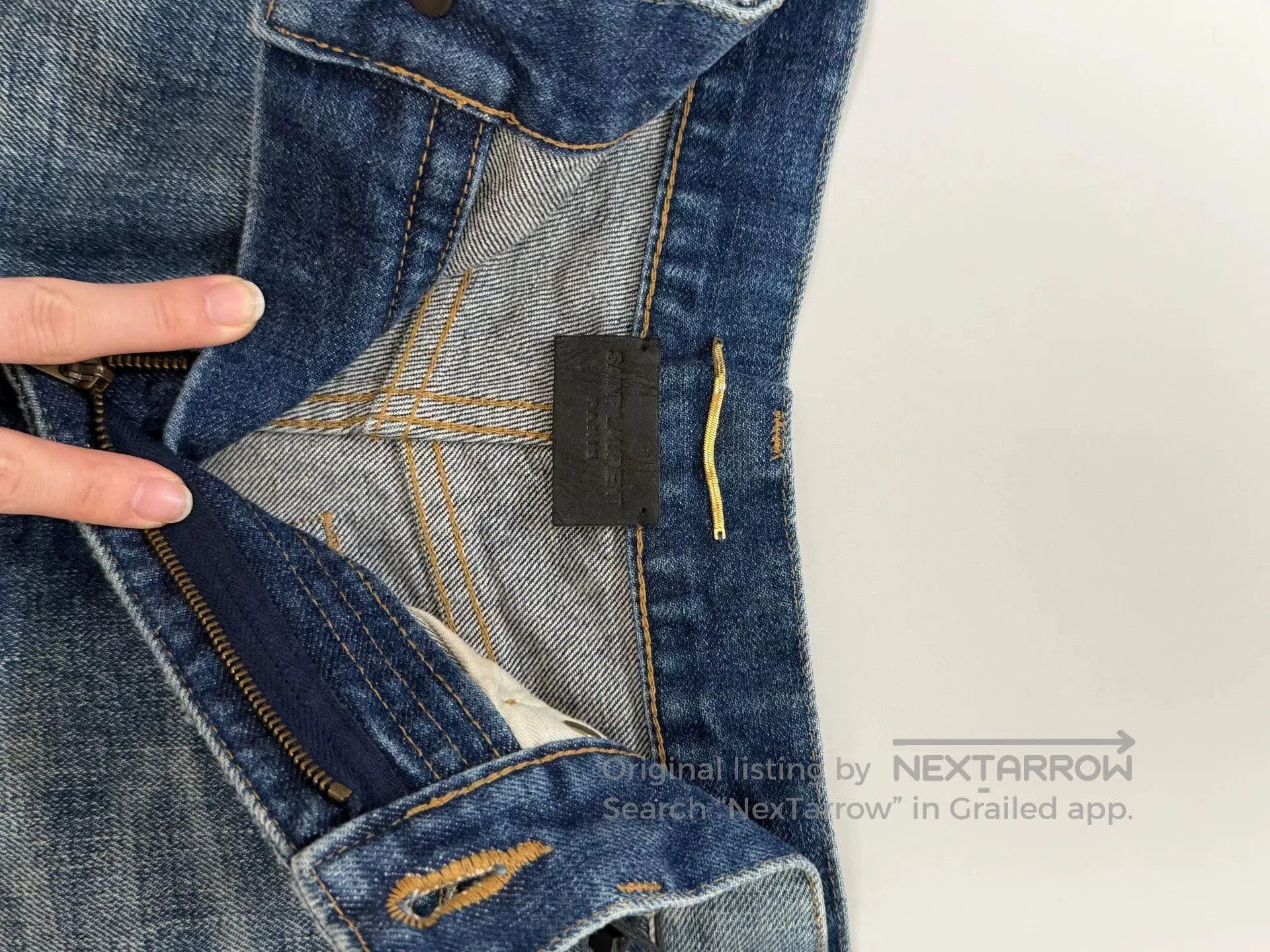 Saint Laurent Paris SAINT LAURENT Women's Denim Shorts. Size 25" / US 0 / IT 36 - 4 Thumbnail
