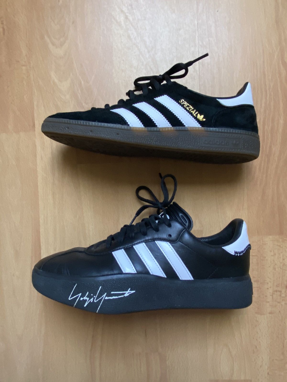 Adidas × Y-3 × Yohji Yamamoto Y3 Premium Leather Sneakers Size US 8.5 / EU 41-42 - 10 Thumbnail