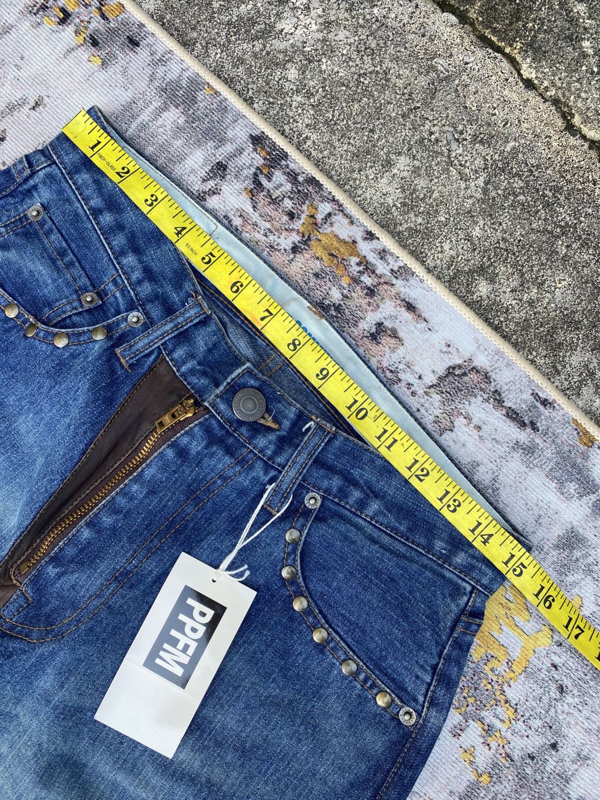 PPFM PPFM patchwork rebuild denim pants camouflage cargo pockets Size US 30 / EU 46 - 13 Thumbnail
