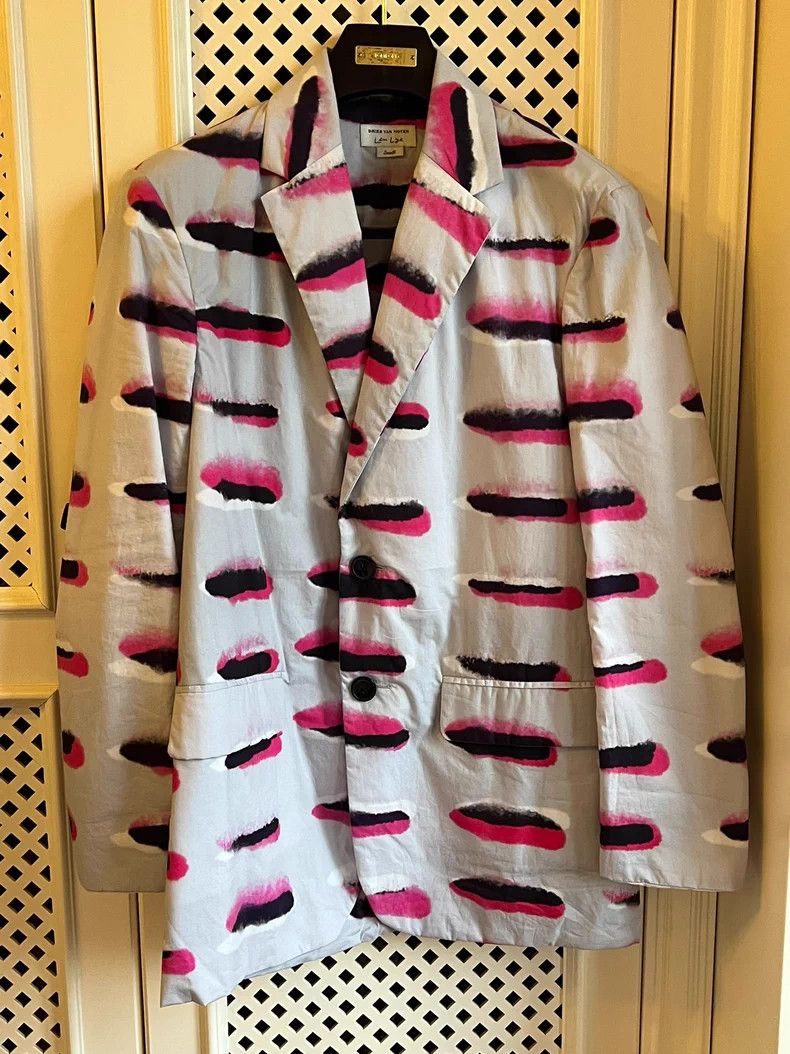 Dries Van Noten Dries Van Noten Art Print Blazer Size US S / EU 44-46 / 1 - 1 Thumbnail