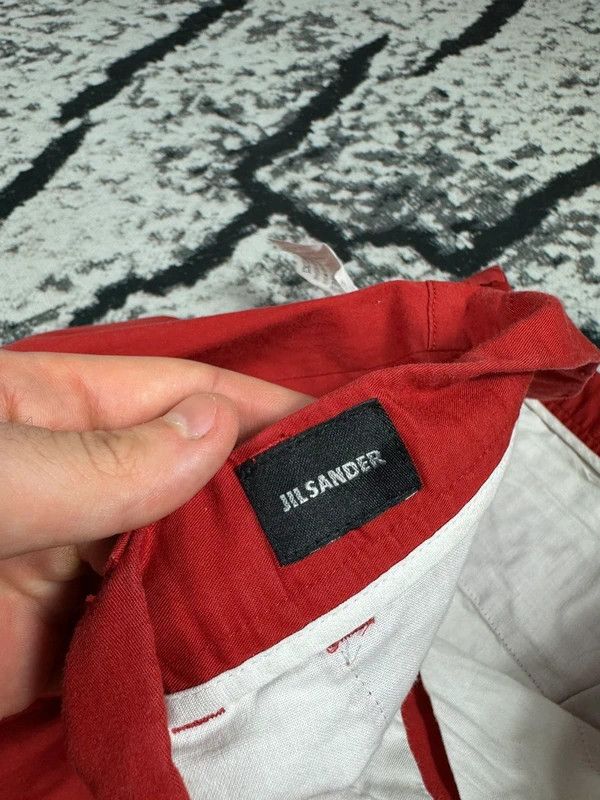 Jil Sander Jil Sander red chino pants 50 M by raf simons Size US 34 / EU 50 - 5 Thumbnail