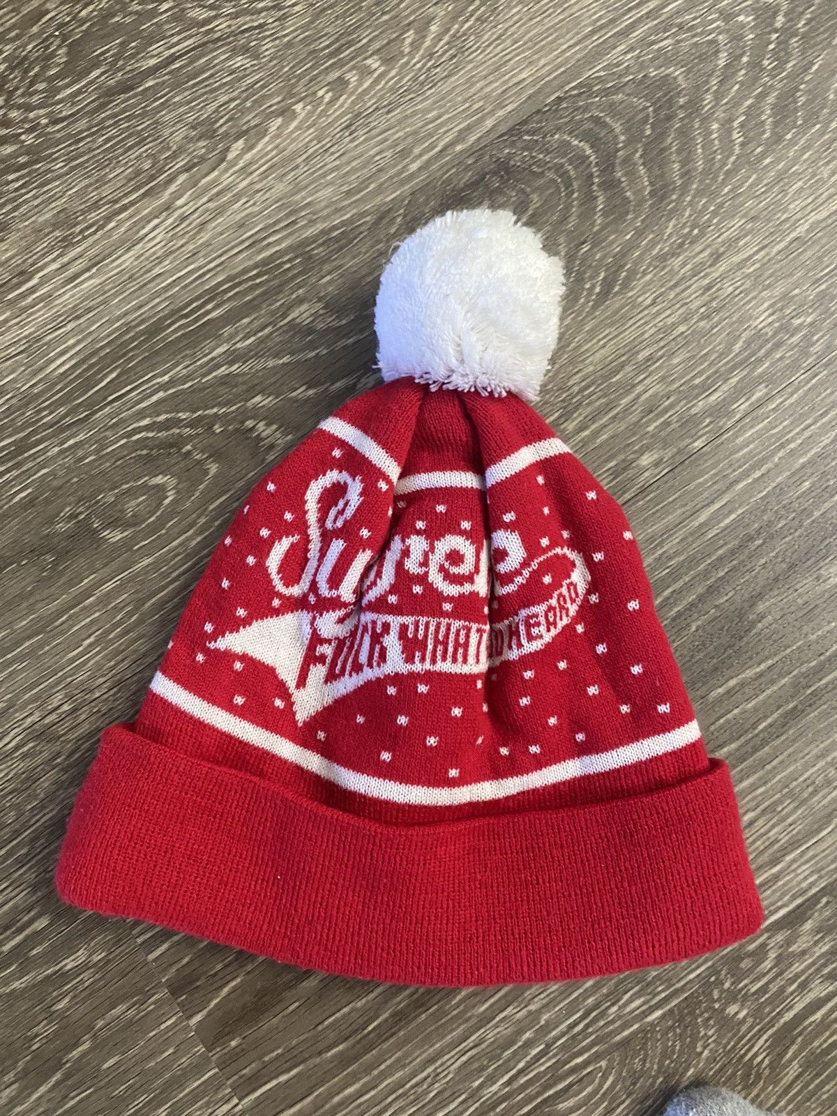 Supreme Supreme fuck what you heard beanie Size ONE SIZE - 2 Thumbnail