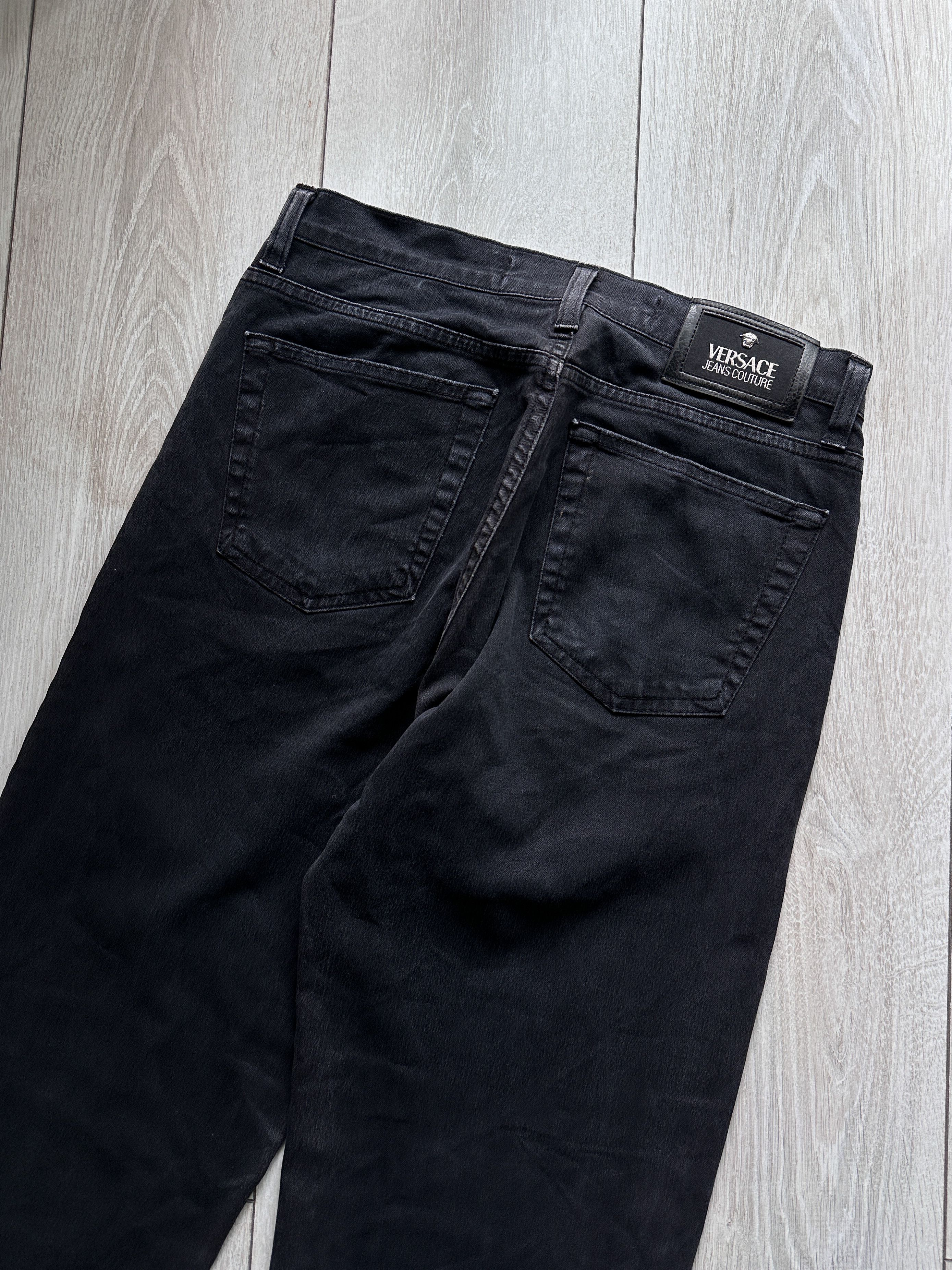 Versace Jeans Couture Vintage Versace Jeans Couture Black Denim Jeans Size US 28 / EU 44 - 7 Thumbnail