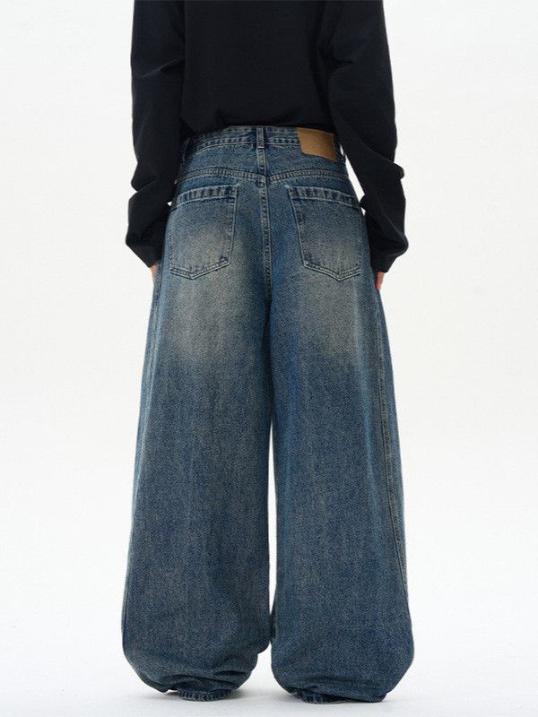 Japanese Brand Men's American street distressed patchwork scimitar jeans Size US 32 / EU 48 - 4 Thumbnail