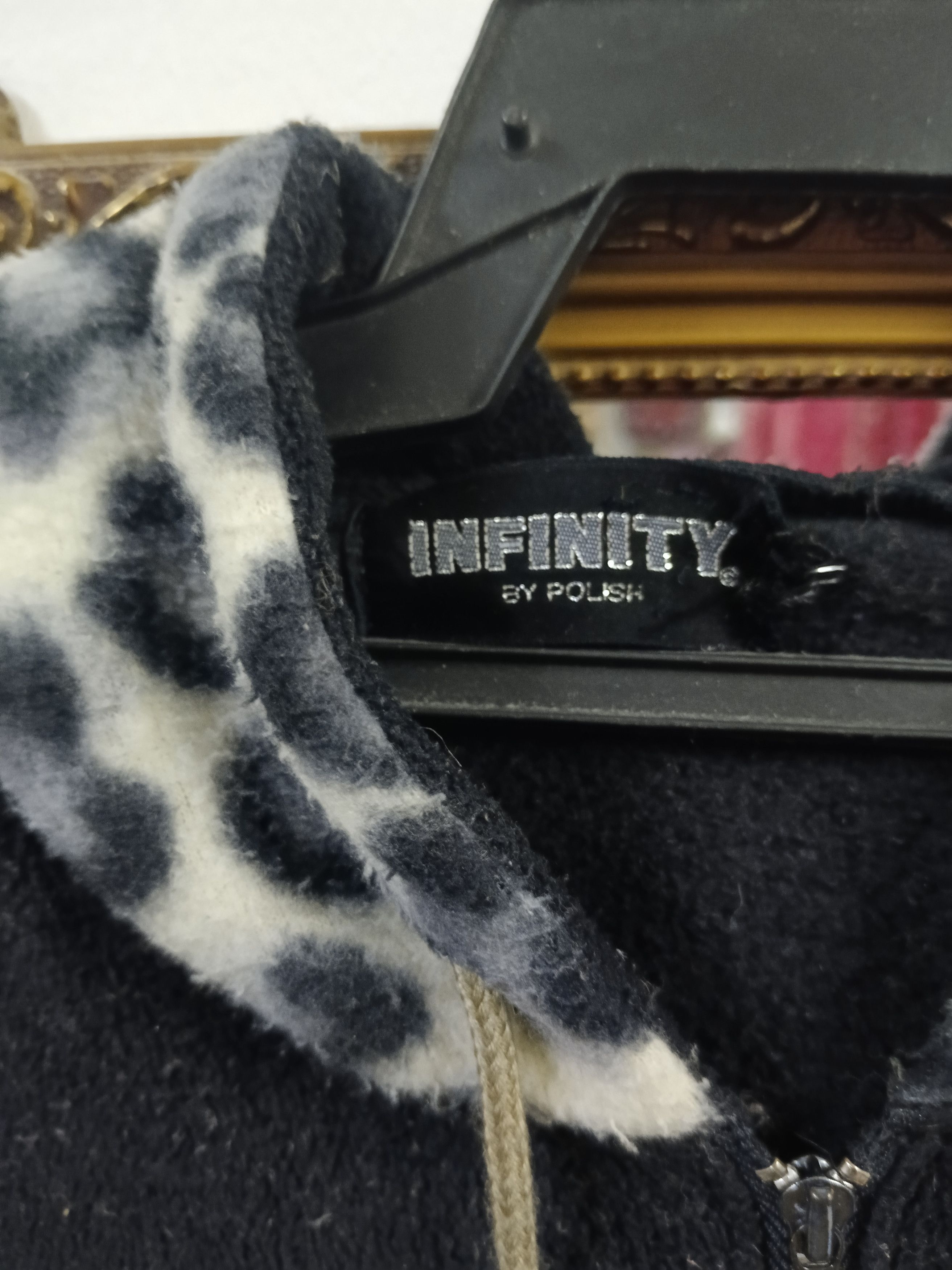 Japanese Brand ACTIVE INFINITY GEAR SPELLOUT LEOPARD FULLPRINT FLEECE Size US XL / EU 56 / 4 - 7 Thumbnail