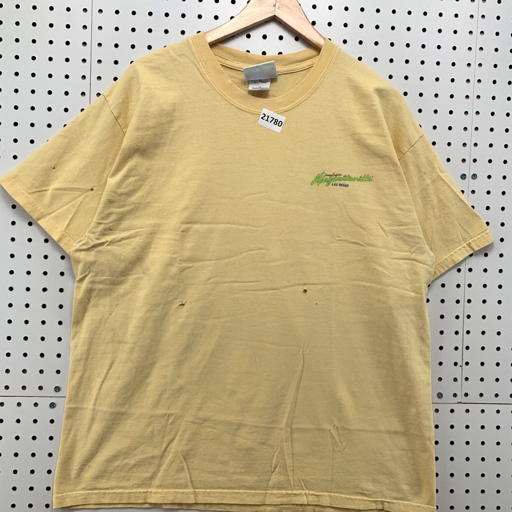 Vintage VINTAGE Margaritaville Shirt Yellow Adult XL Mens 23.5x29 Las Vegas Jimmy Buffett Margaritaville Shirt Yellow XL Mens Size US XL / EU 56 / 4 - 7 Thumbnail