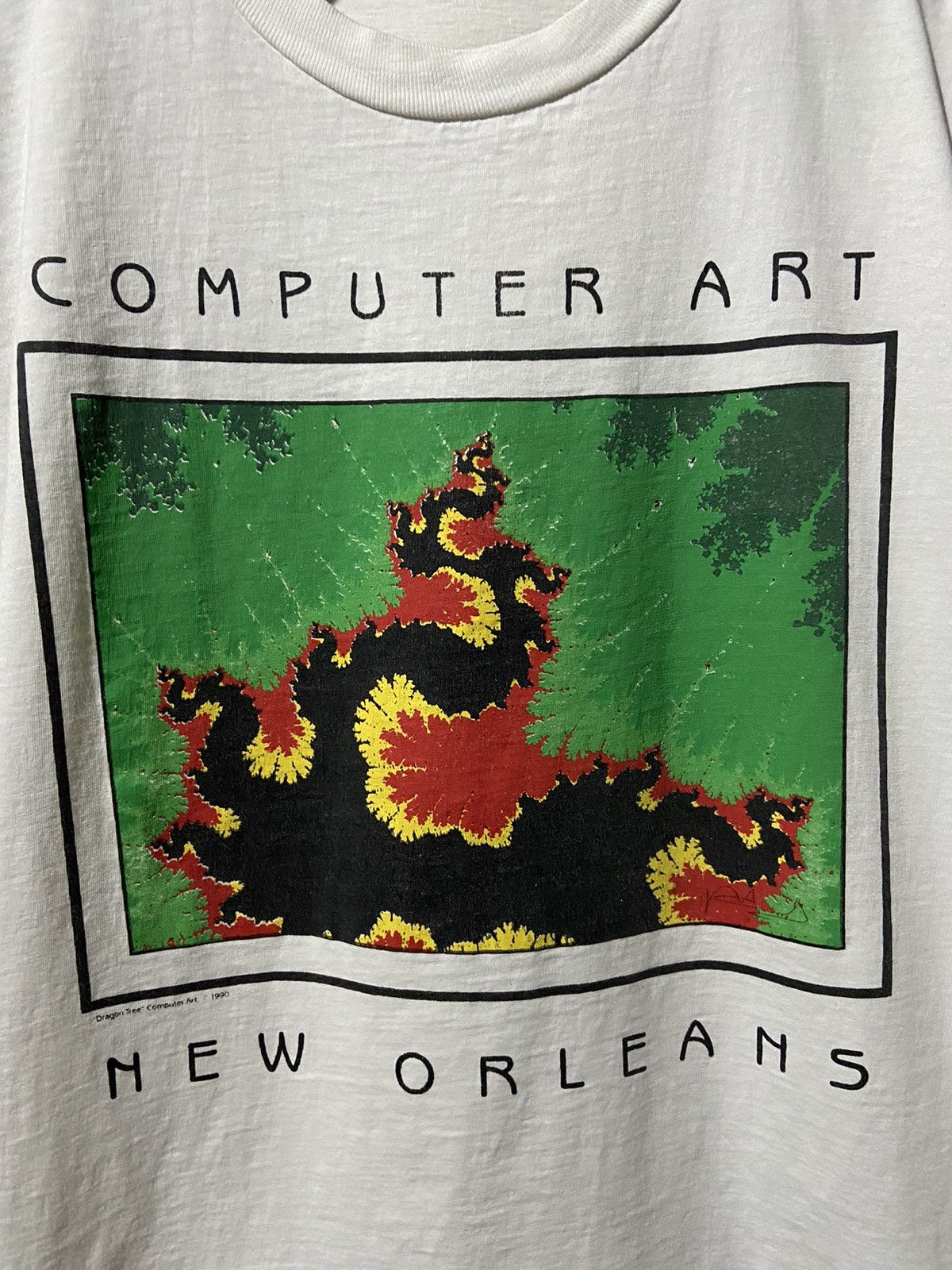 Arts & Science × Vintage Vintage 1990 Roberto Azank’s dragon tree art tee size m-l Size US L / EU 52-54 / 3 - 4 Thumbnail