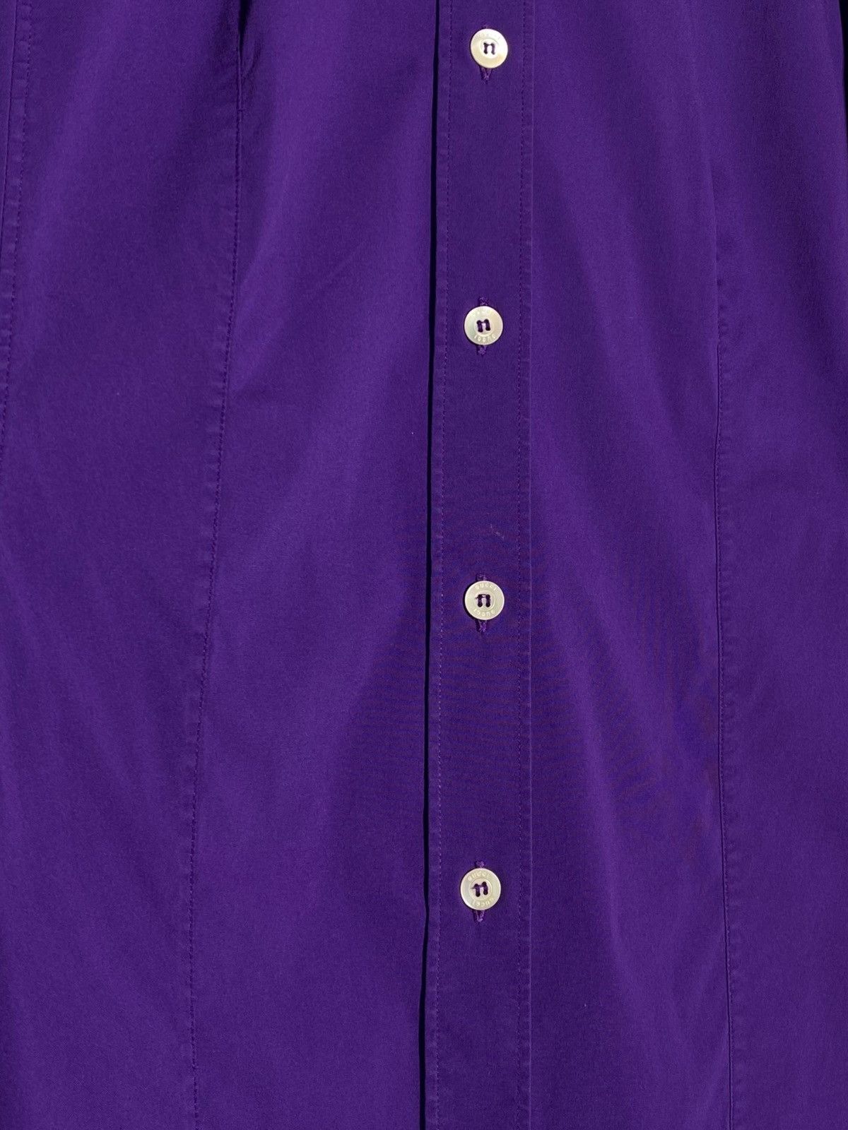 Gucci × Vintage Vintage Gucci Women’s purple Button Up Shirt Size 46 Size L / US 10 / IT 46 - 11 Thumbnail