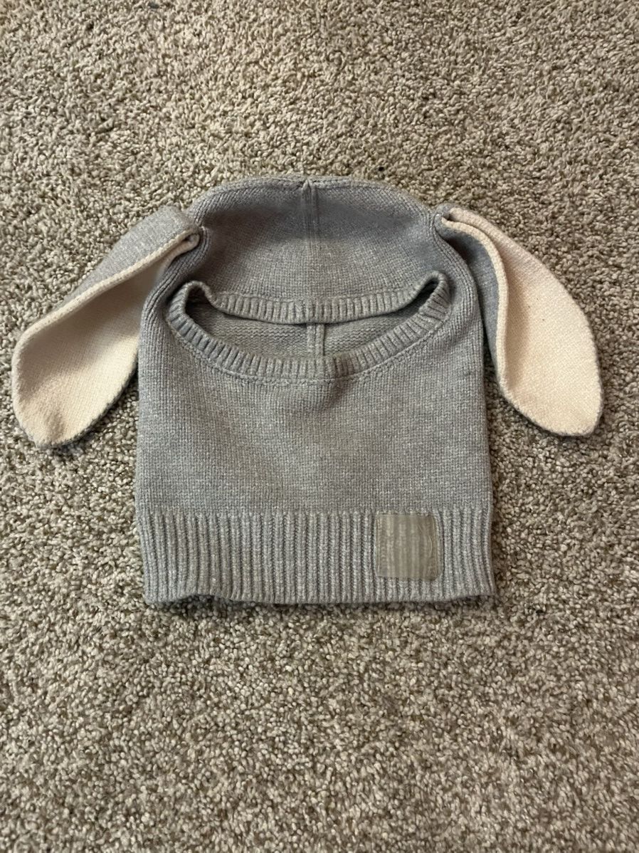 image of Grey Wide Opening Gleb Kostin Solutions Bunny Mask, Men's