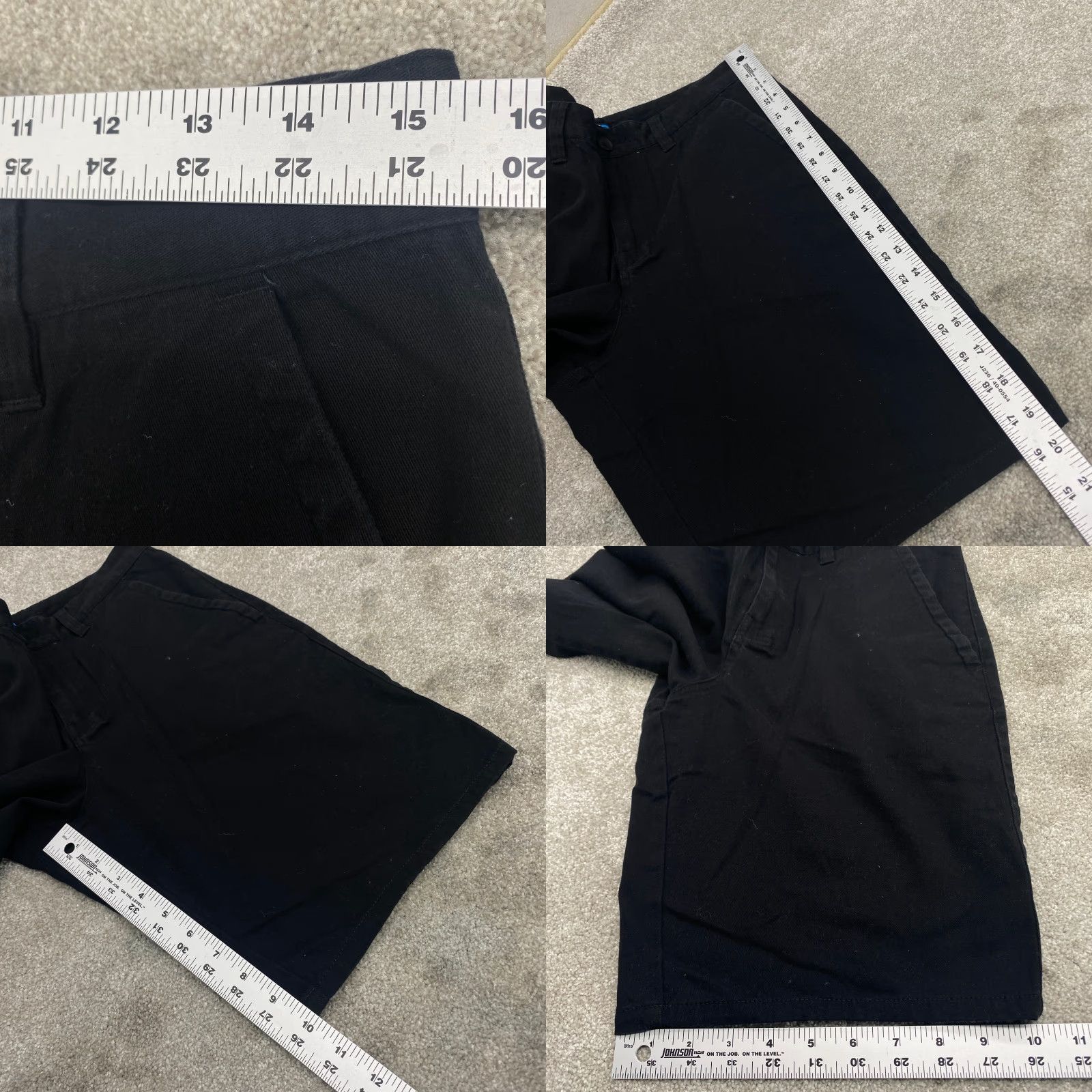 Vintage Tony Hawk Board Shorts Men 30x10 Black 20" Outseam Board Shorts Beach 5-Pocket Design Size US 30 / EU 46 - 8 Thumbnail