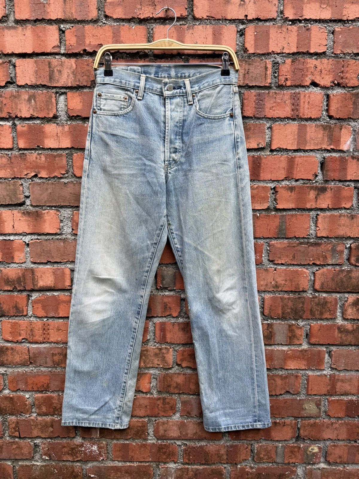 Levi's Vintage Clothing W30x30.5 Vintage levi’s 503B redline big E faded Size US 30 / EU 46 - 1 Thumbnail