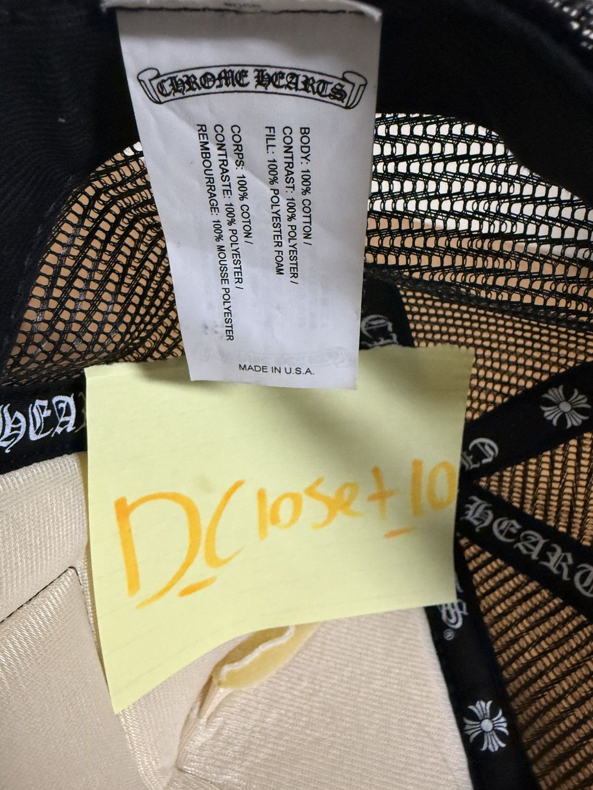 Chrome Hearts Chrone Hearts FOTI Hat Size ONE SIZE - 4 Thumbnail