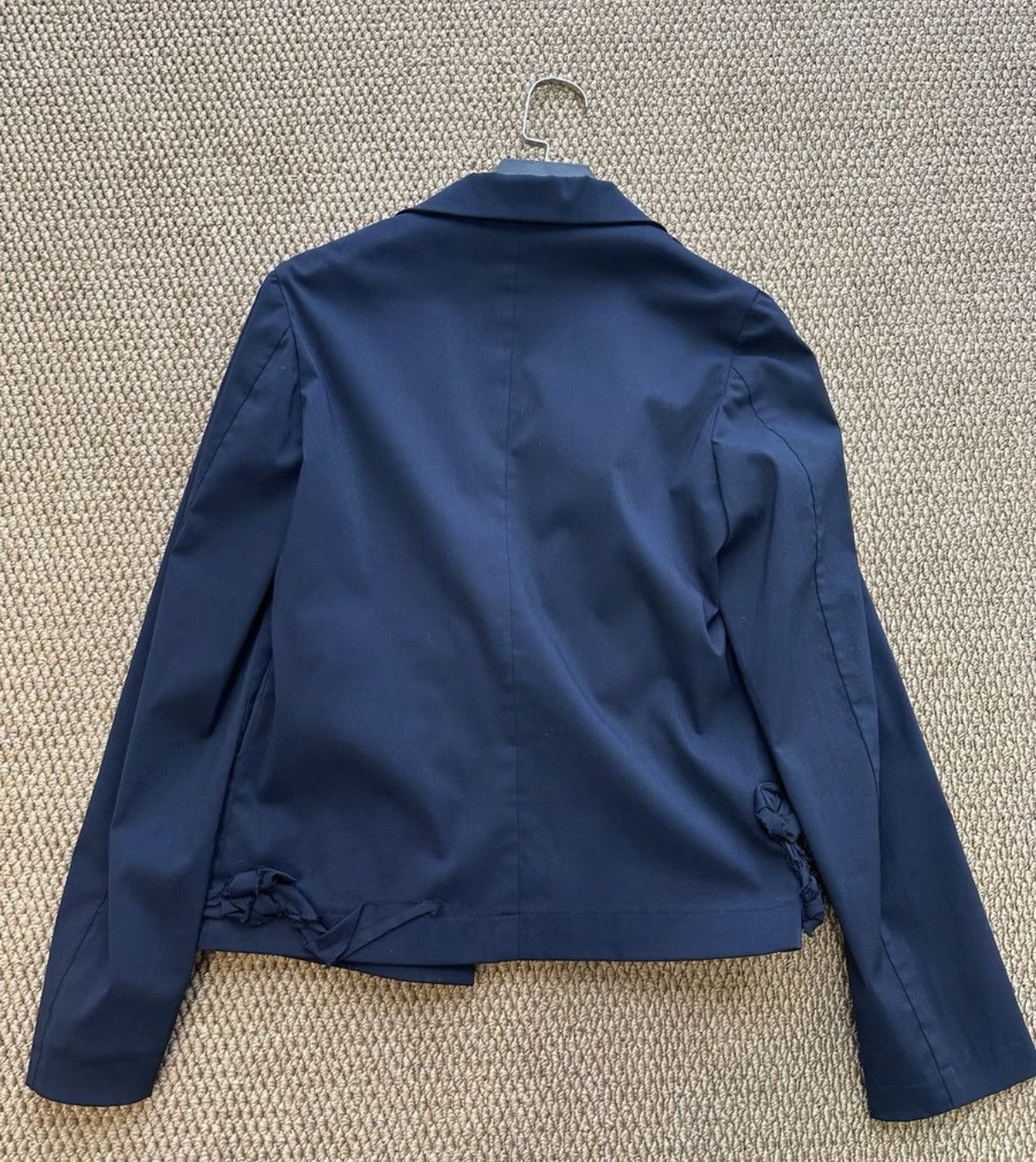 Comme des Garcons COMME des GARÇONS Navy Hand-Pleated Blazer K23 Size US M / EU 48-50 / 2 - 7 Thumbnail
