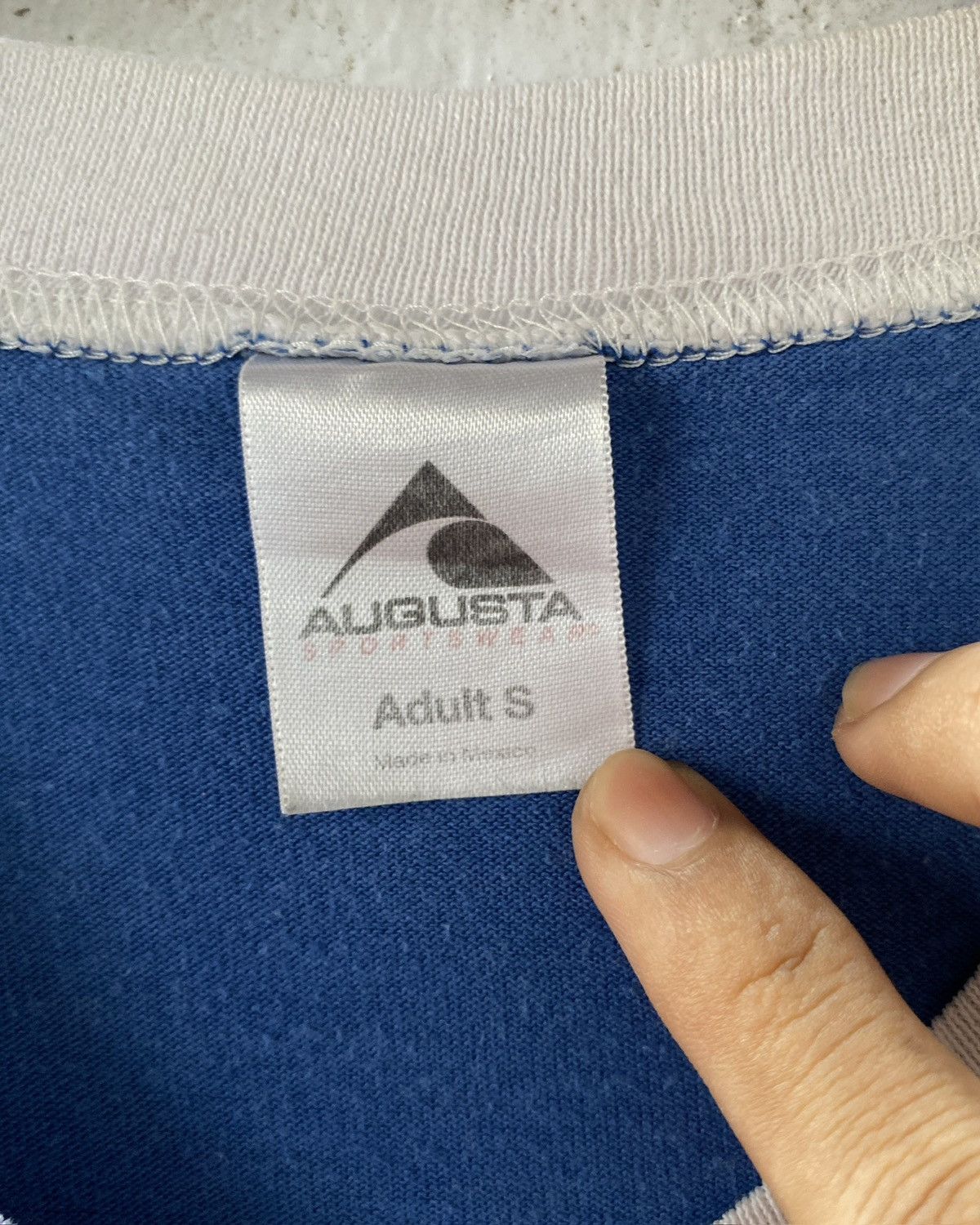 Augusta Sportswear Claire Augusta Sportswear Vintage 50:50 Vneck Ringer tee Size US M / EU 48-50 / 2 - 4 Thumbnail
