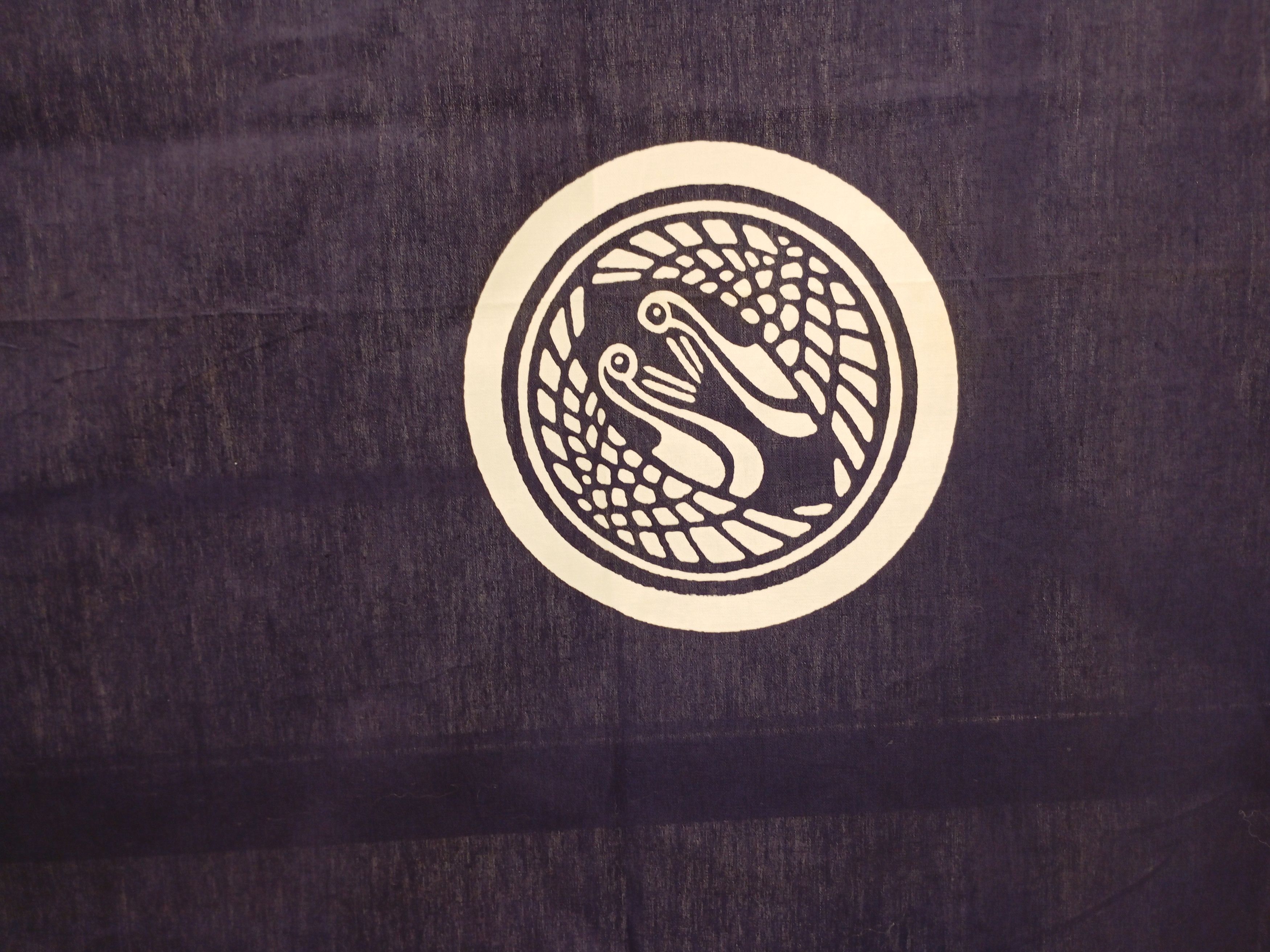 Japanese Brand Blue Indigo Japanese Tablecloth Home Decor Japan Fabric Size ONE SIZE - 2 Thumbnail