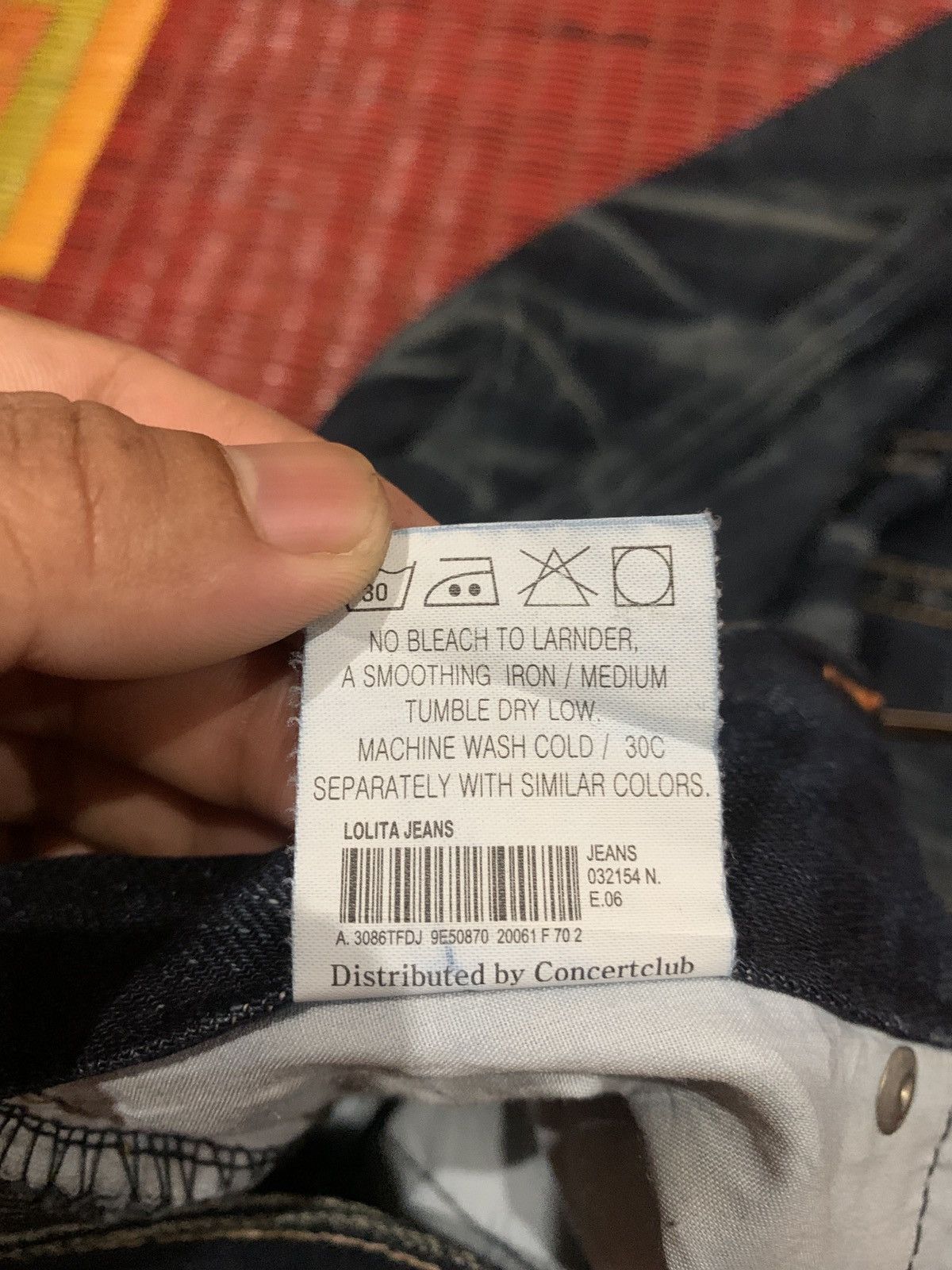 If Six Was Nine Insane 🔥 Yoshitomo nara x lolita jeans floral baggy jeans Size 29" - 25 Thumbnail