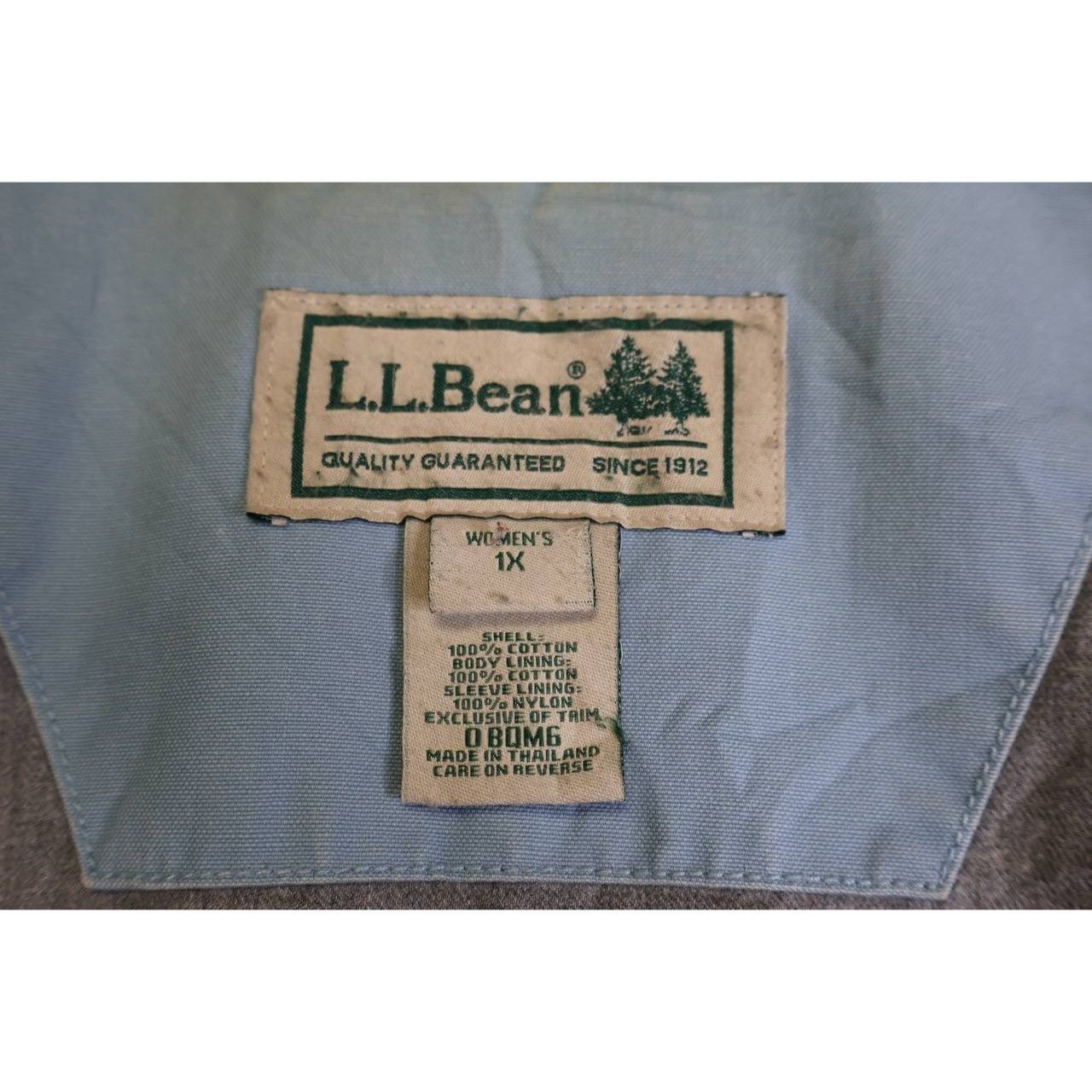 L.L. Bean VTG LL Bean Chore Jacket Women’s Size XL 1X Light Blue Size XL / US 12-14 / IT 48-50 - 3 Thumbnail