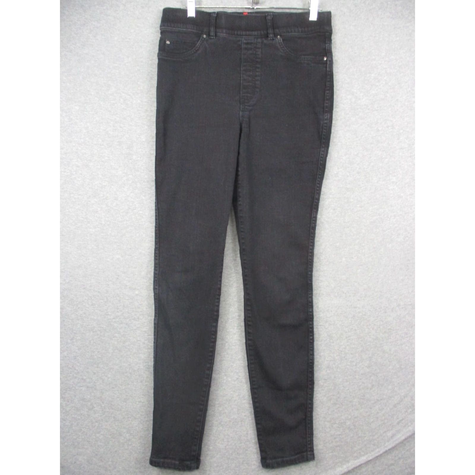 Spanx Spanx Jeans Ankle Leggings Women Medium Black Pull On Stretch Shaping Size 32" / US 10 / IT 46 - 2 Thumbnail