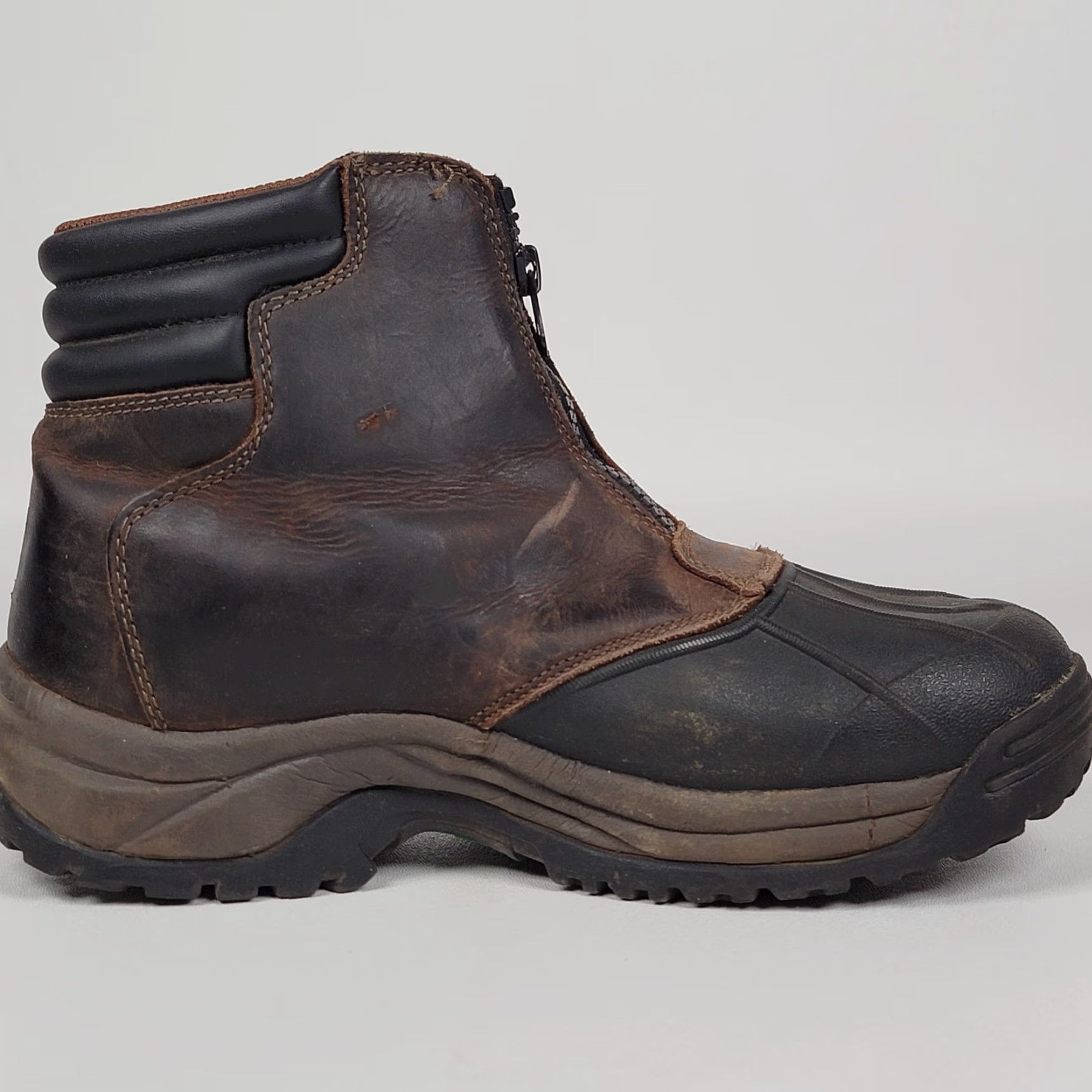 Vintage Propet Blizzard Mid Zip Boot Mens 7 M Brown/Black Boots Size US 7 / EU 40 - 5 Thumbnail