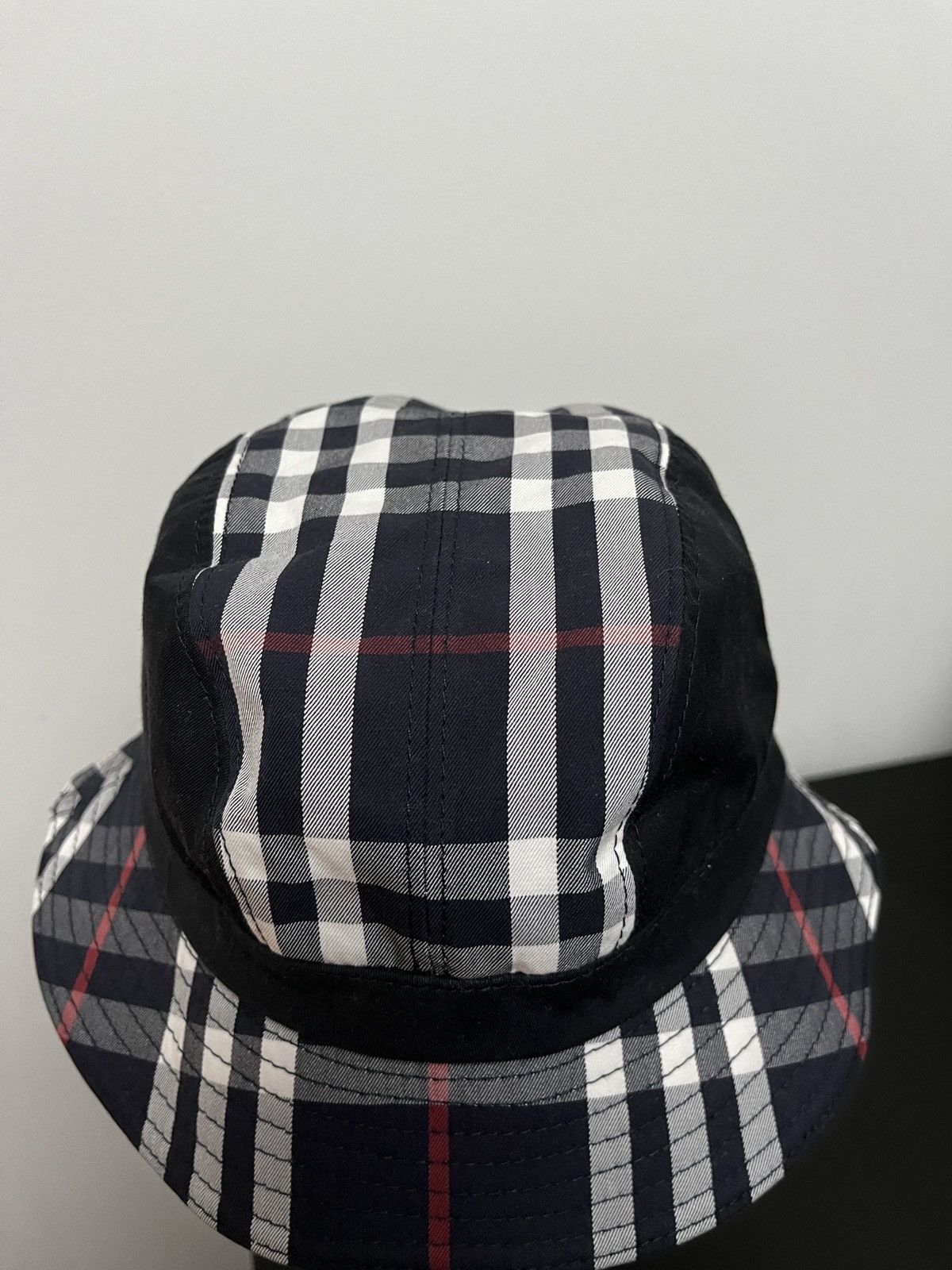 Burberry × Gosha Rubchinskiy GOSHA x Burberry Check Print Bucket Hat (unisex) Size ONE SIZE - 13 Thumbnail