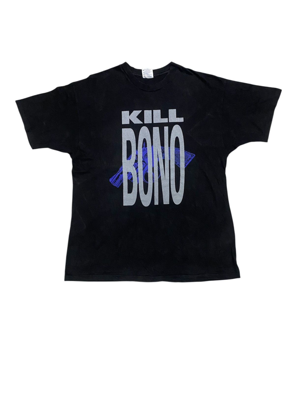 Band Tees 🔥RARE🔥 Vintage early 90s NEGATIVLAND KILL BONO sst records Size US XL / EU 56 / 4 - 1 Thumbnail