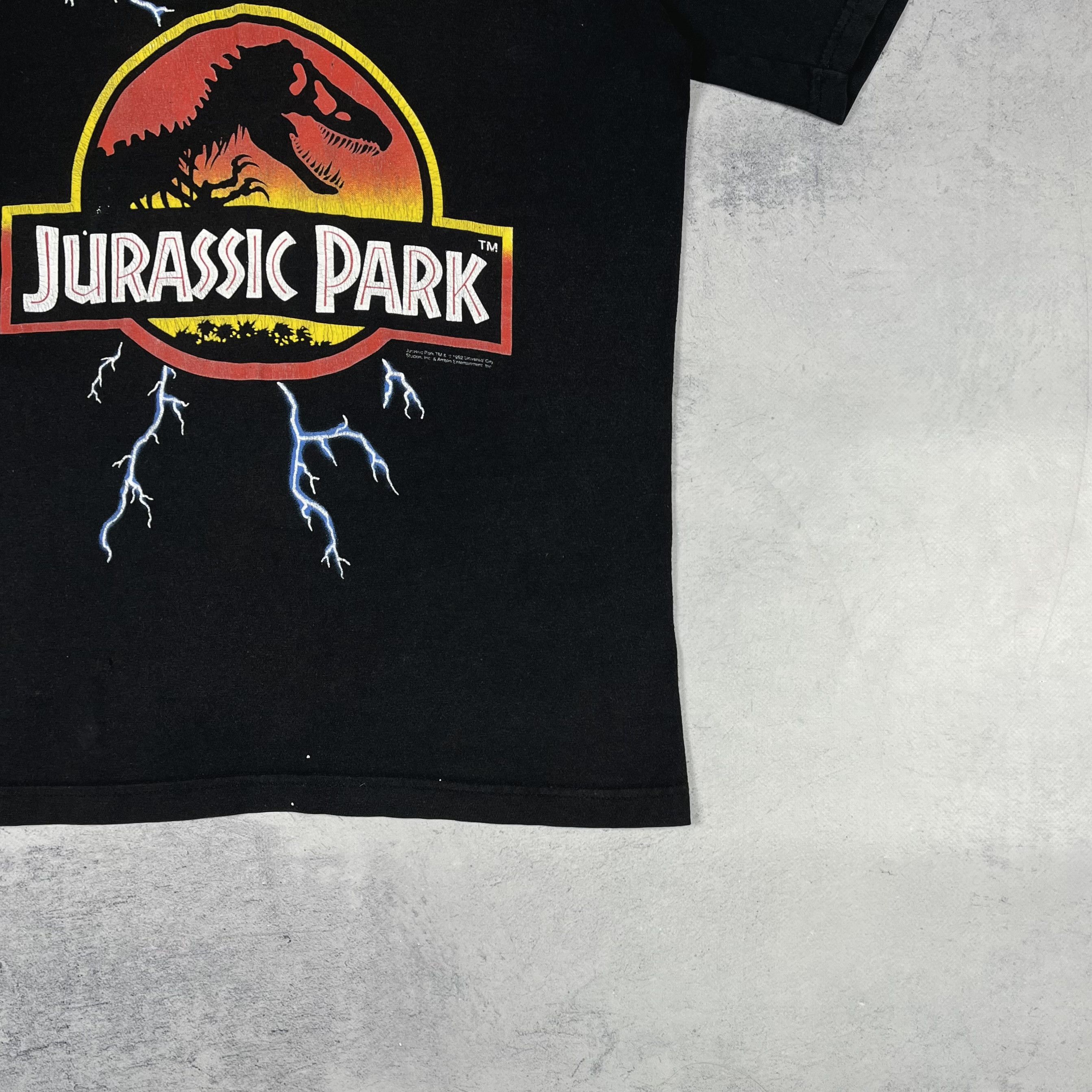 Expert Horror Vintage Jurassic Park Steven Spielberg Big Logo T Shirt 1992 Size US S / EU 44-46 / 1 - 4 Thumbnail